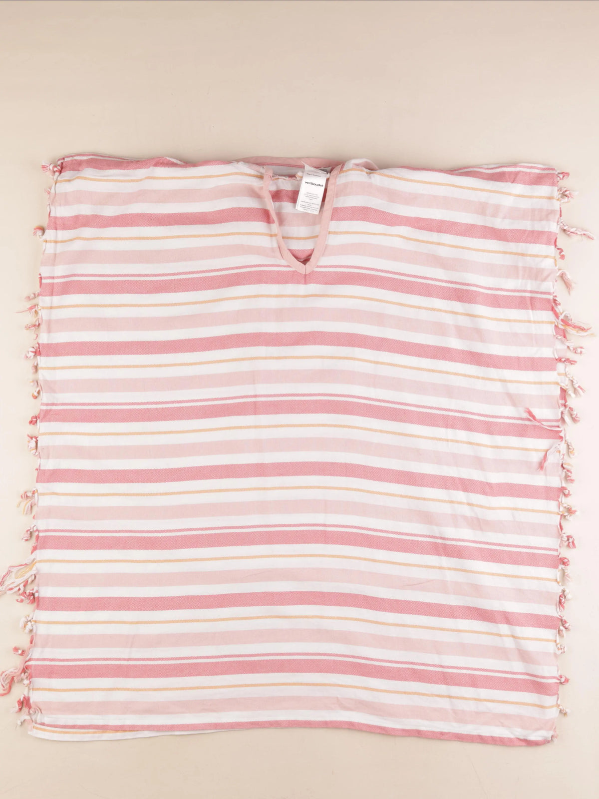 Vertbaudet - cape de bain multicolore - 8/10 ans