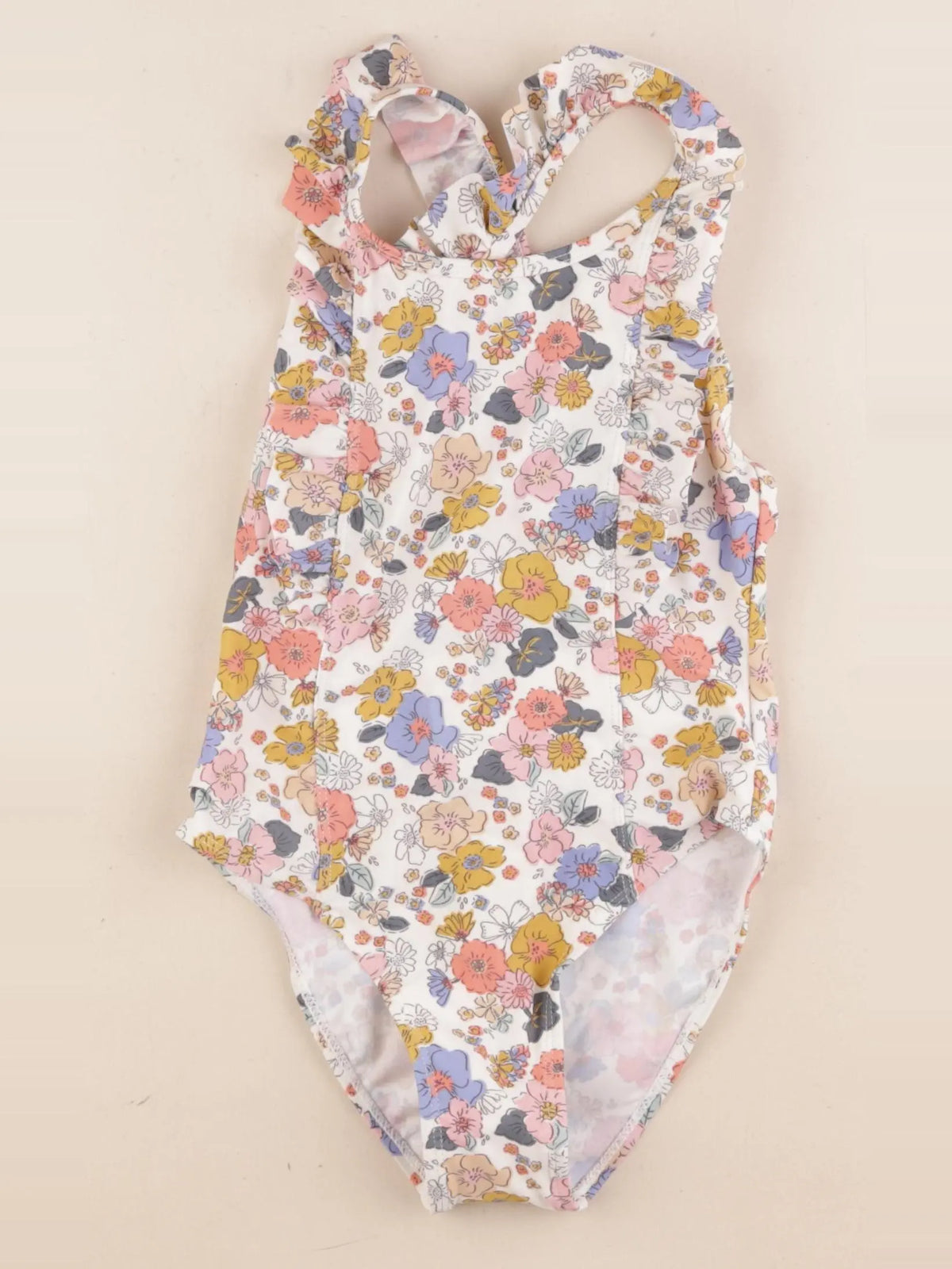 Vertbaudet - maillot de bain multicolore - 8 ans