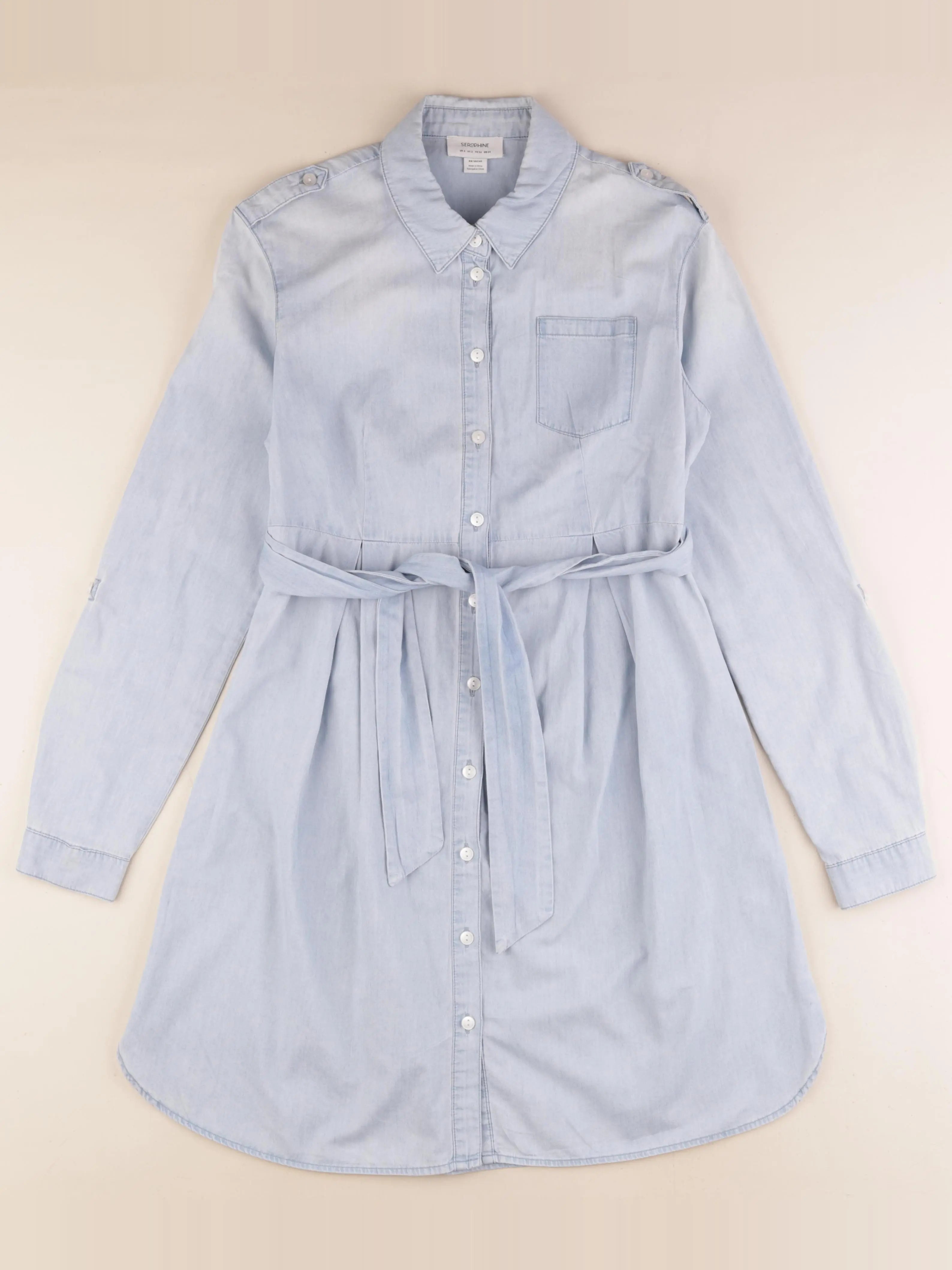 Seraphine - robe grossesse bleu - 36