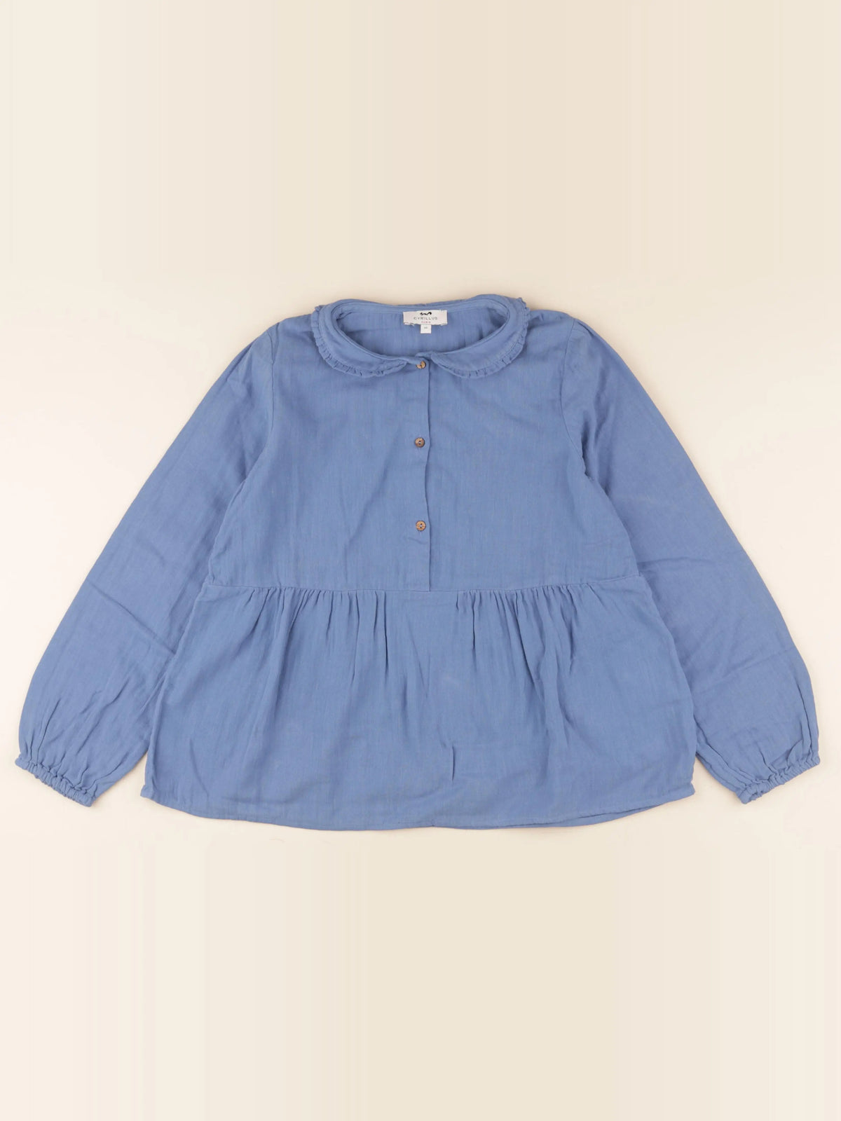 Cyrillus - blouse bleu - 10 ans