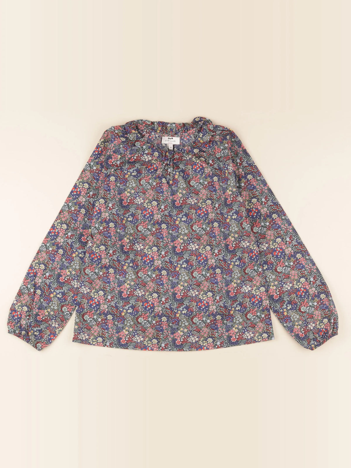 Cyrillus - blouse multicolore - 10 ans
