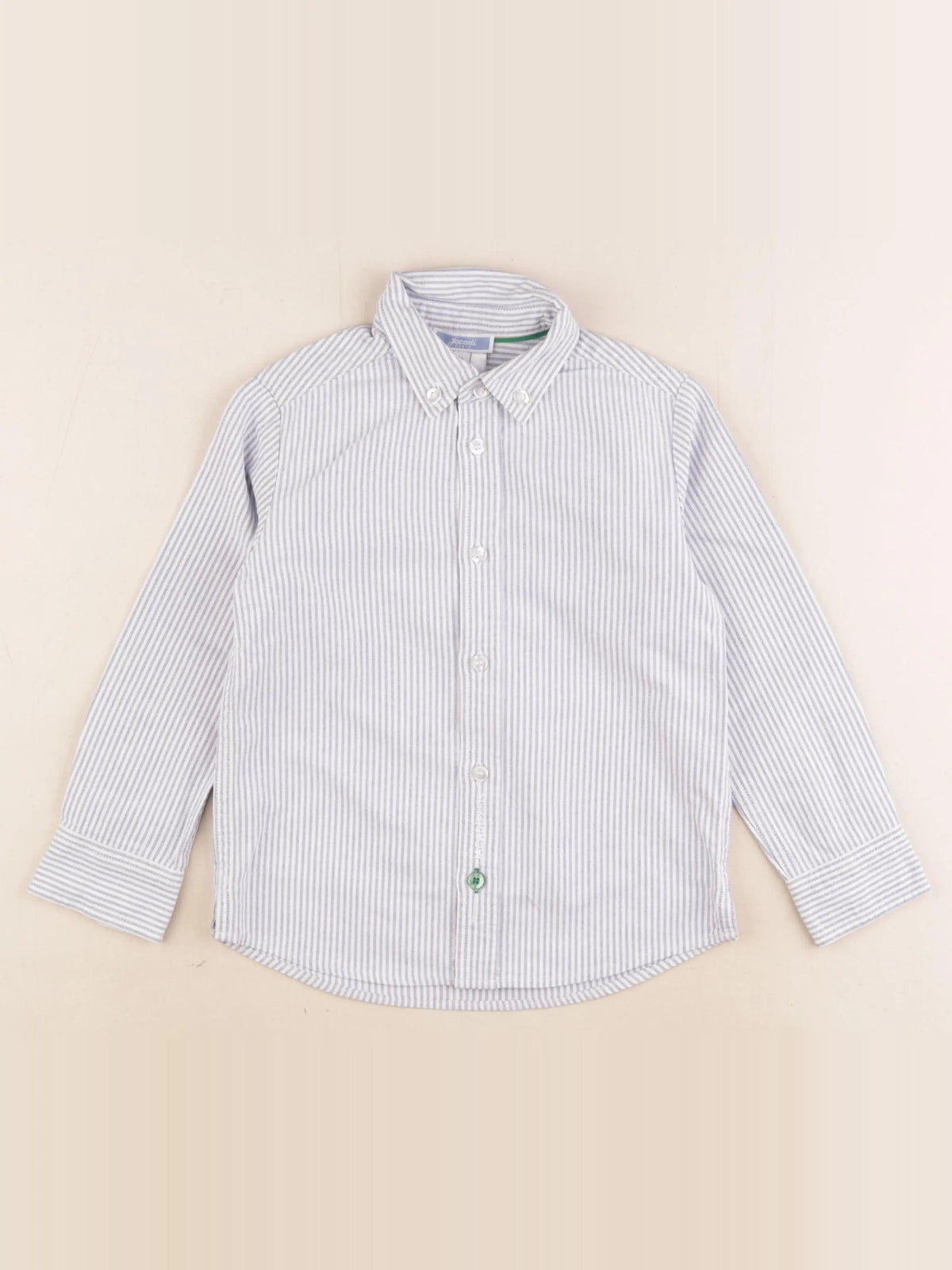 Jacadi - chemise blanc, bleu - 4 ans