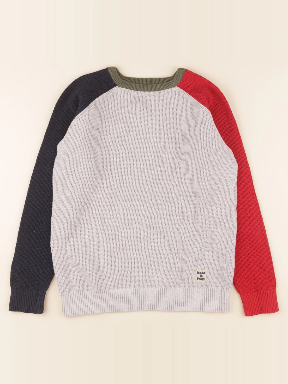 Vertbaudet - pull multicolore - 10 ans