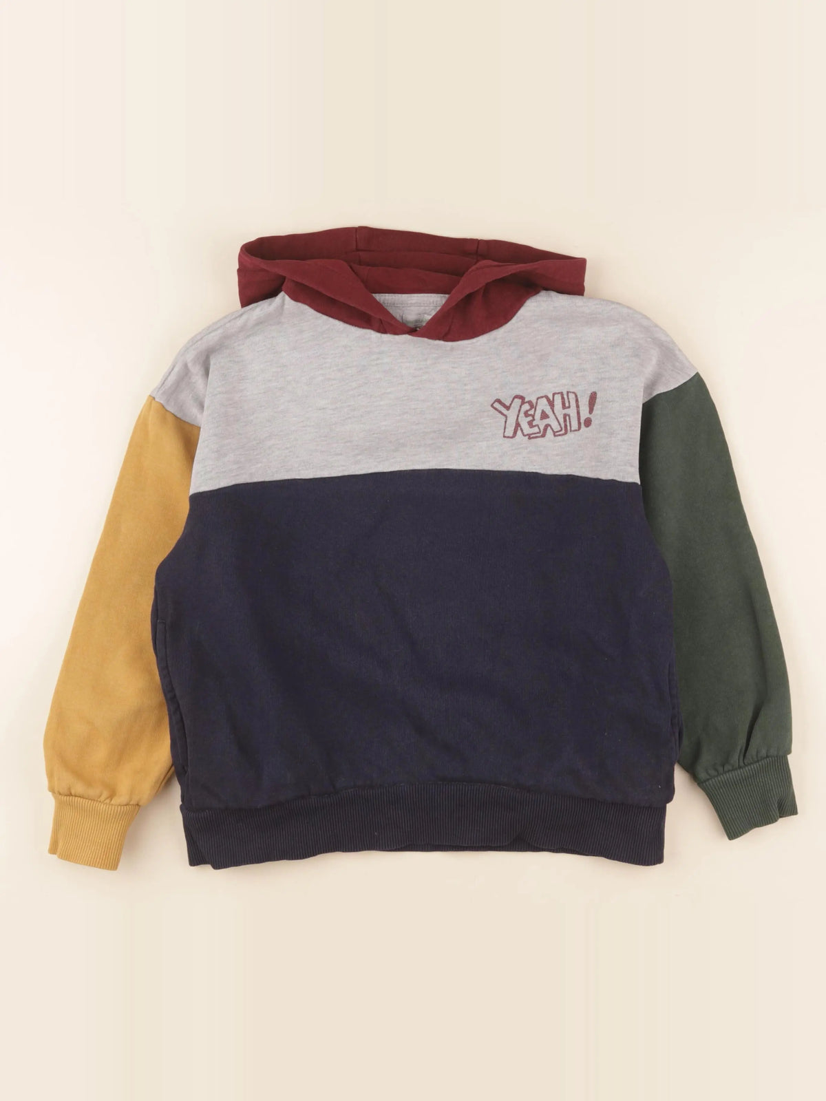 Vertbaudet - sweat multicolore - 10 ans