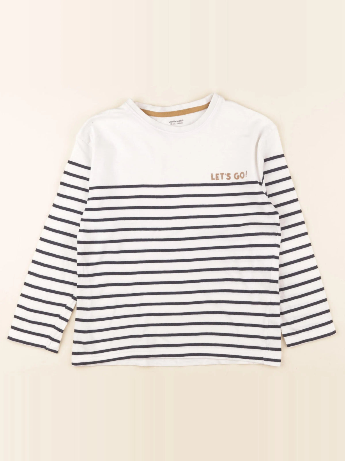 Vertbaudet - tee-shirt blanc - 10 ans