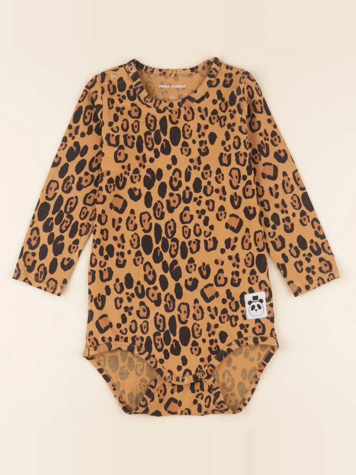 Mini Rodini - body noir, marron - 12/18 mois