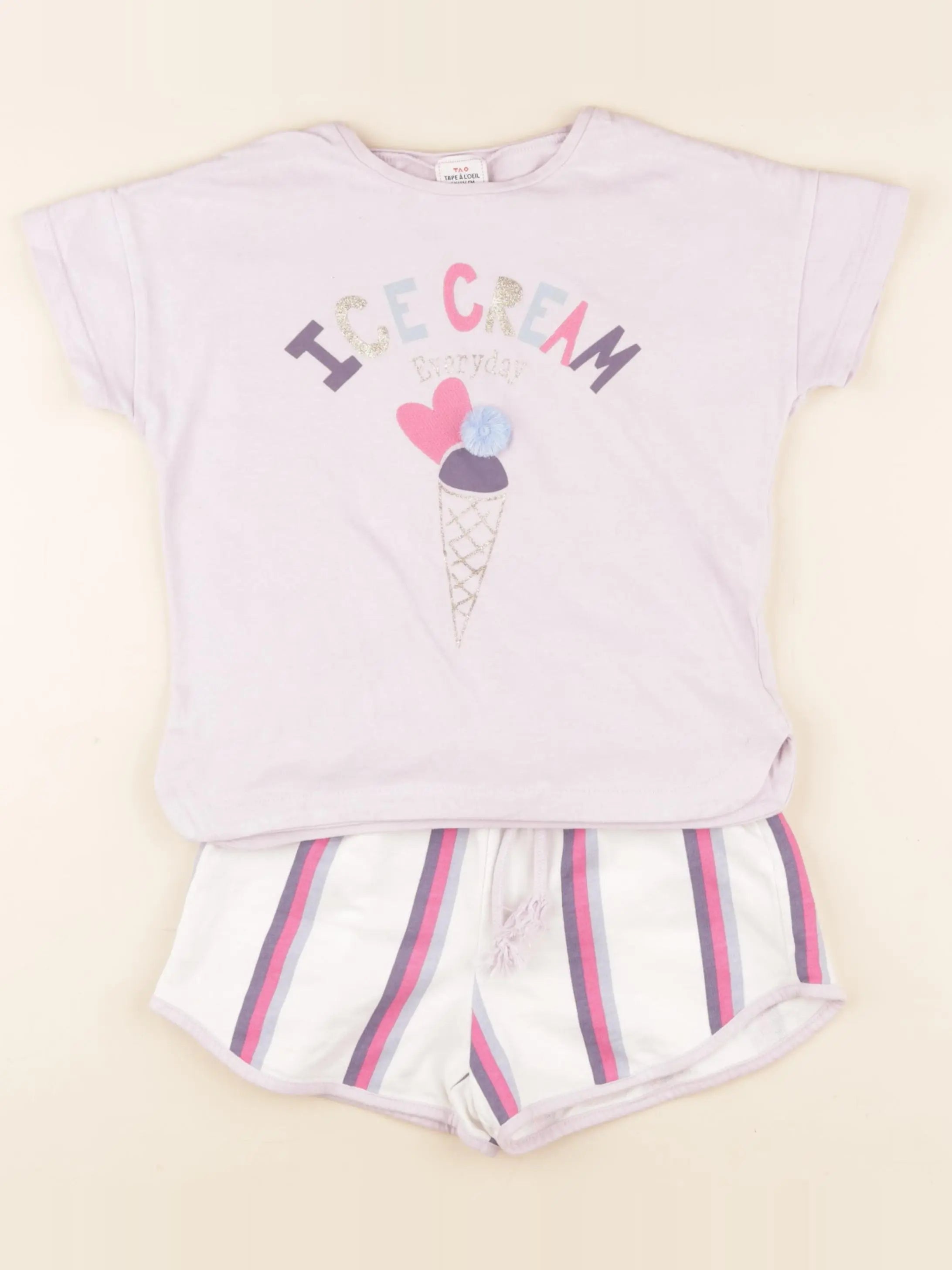 Tape à l'oeil - pyjama coton multicolore, rose - 6 ans