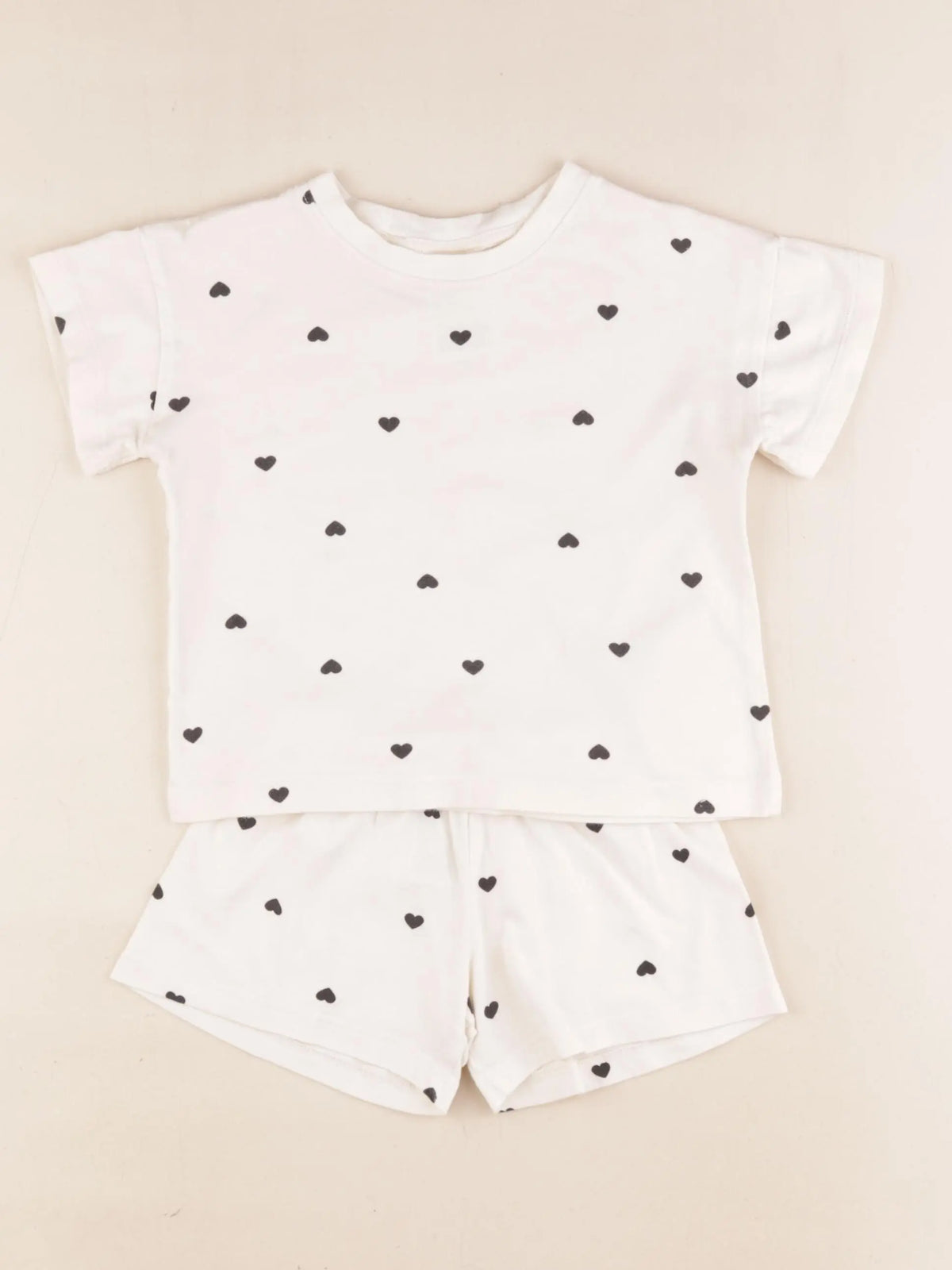 H&M - pyjama coton beige - 18/24 mois