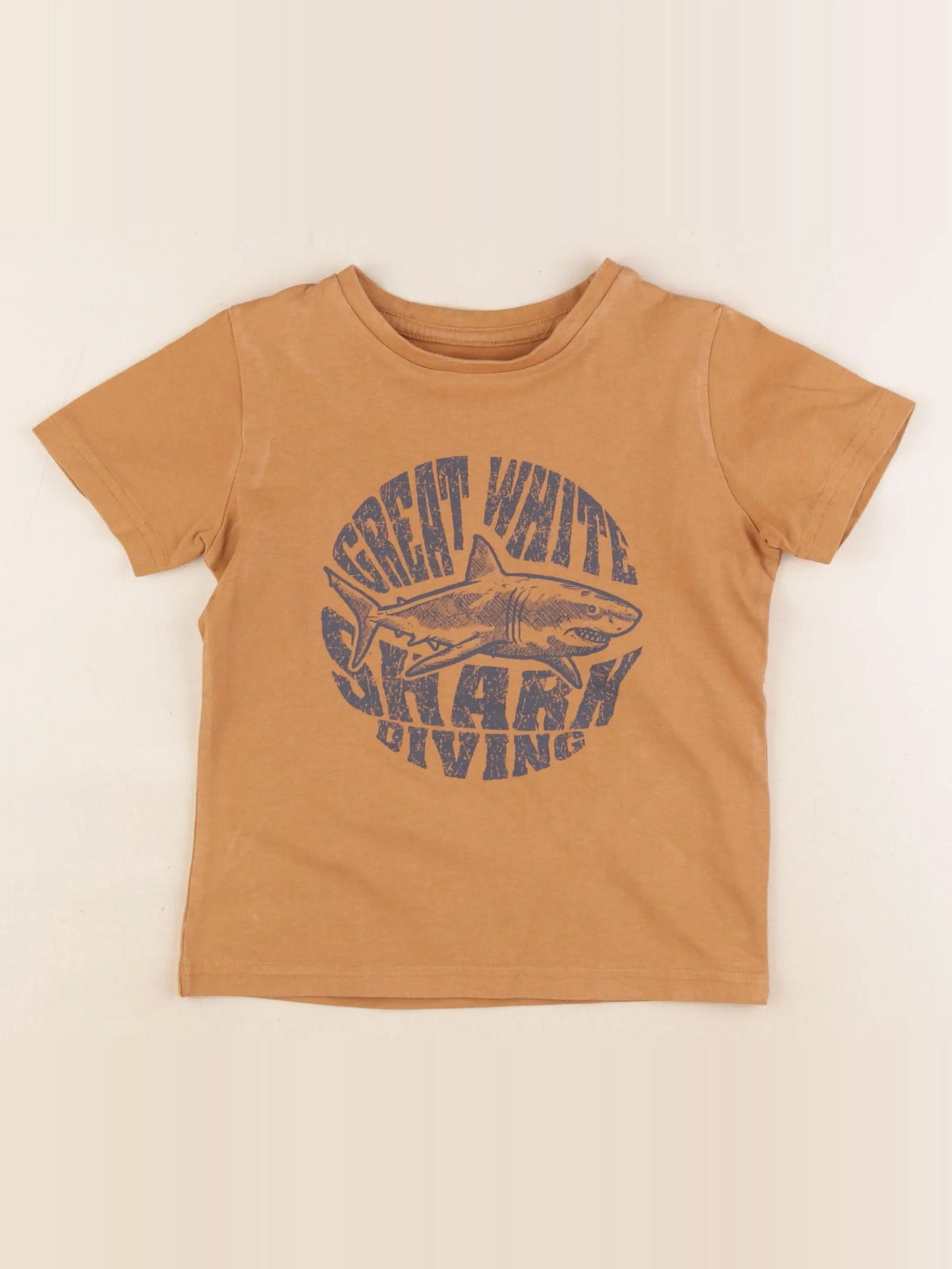 Vertbaudet - tee-shirt marron - 5 ans