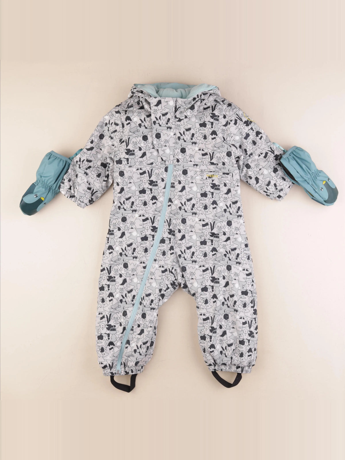 Decathlon ski - combinaison de ski bleu - 2 ans