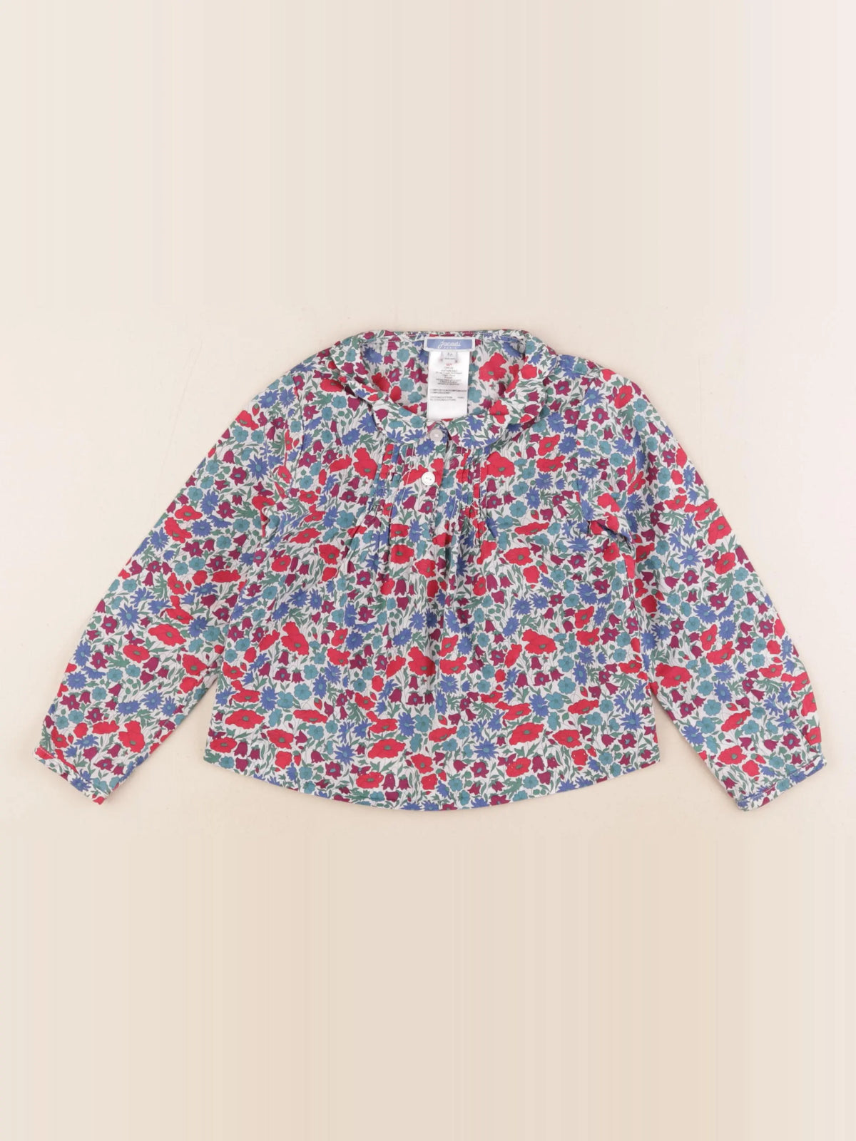 Jacadi - blouse liberty multicolore - 4 ans