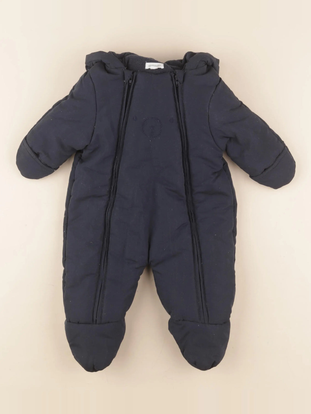 Vertbaudet - combi-pilote bleu - 3 mois