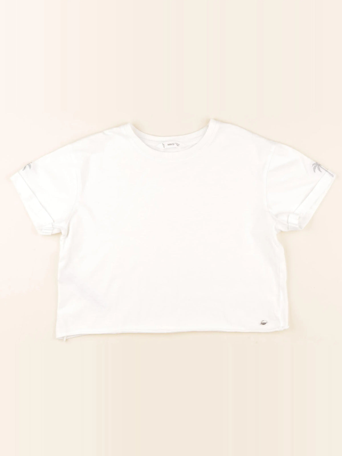 Mango - tee-shirt blanc - 12/13 ans