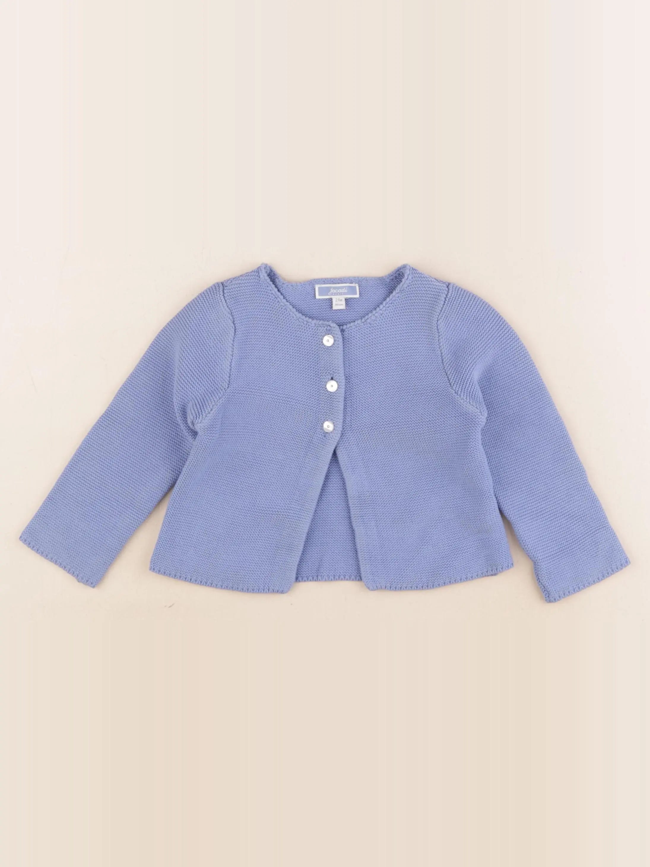 Jacadi - gilet bleu - 24 mois