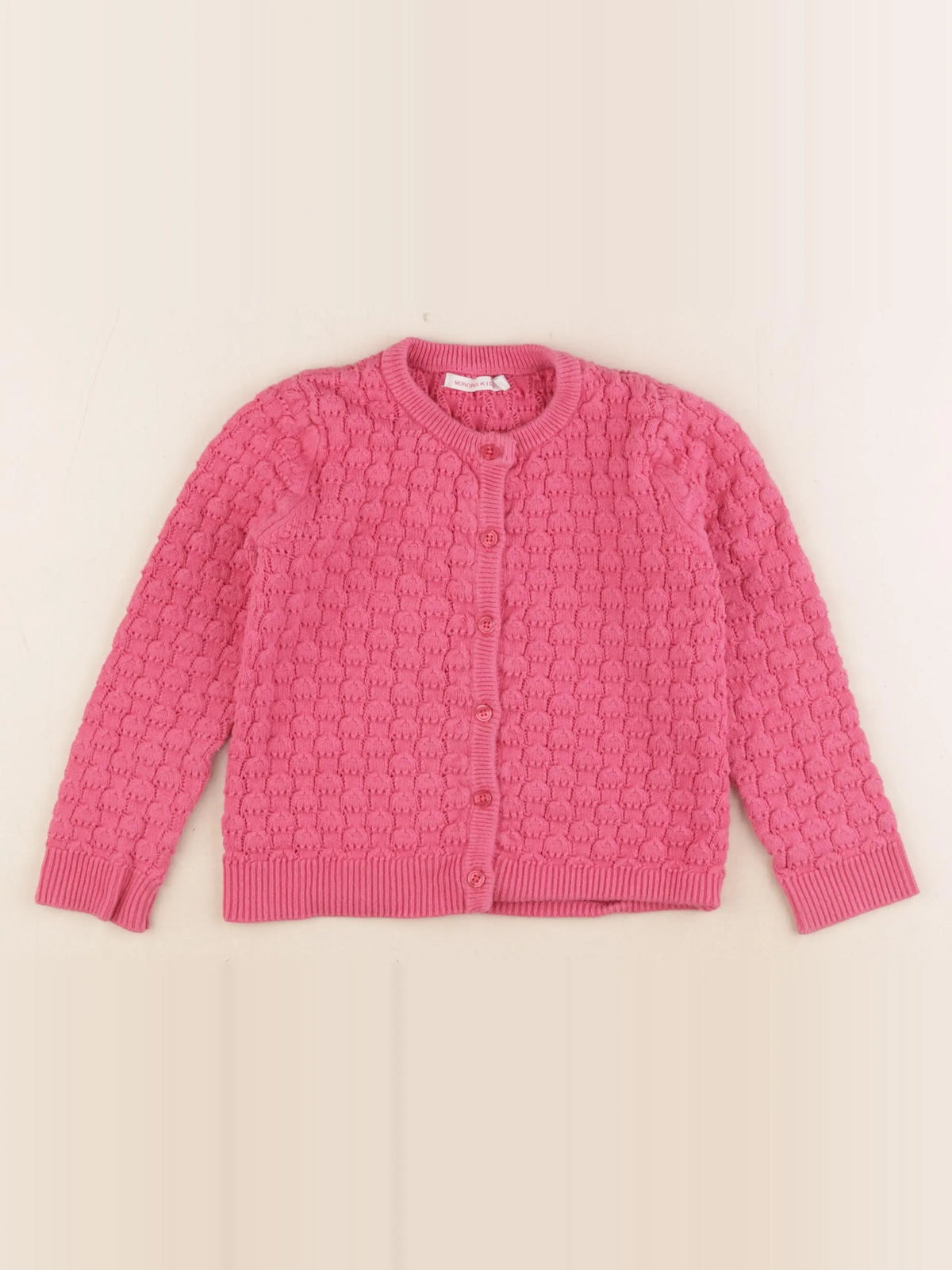 Monoprix - gilet rose - 4 ans