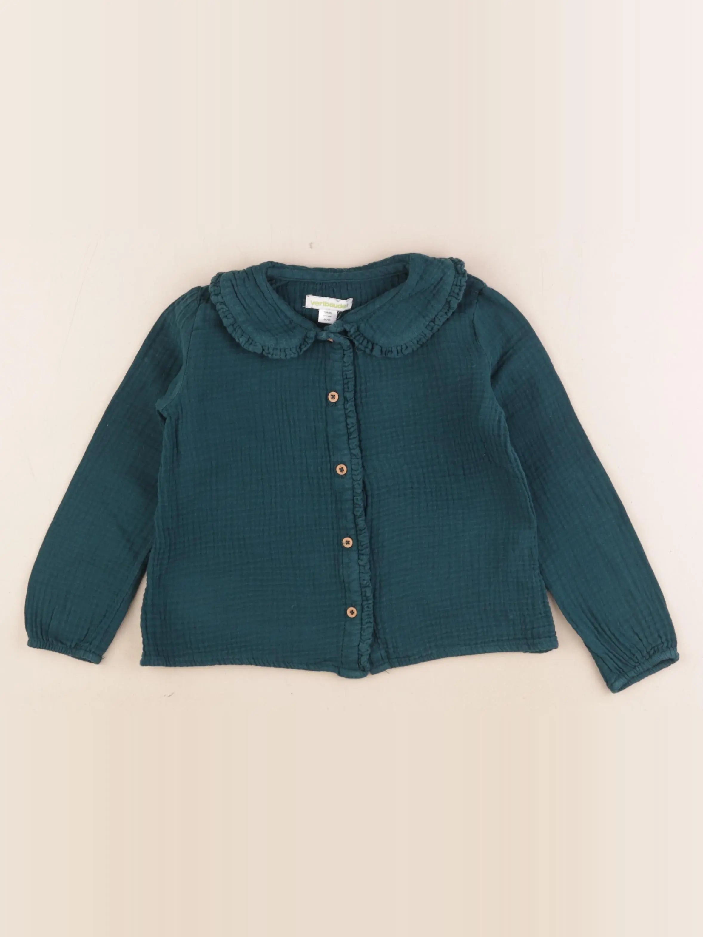 Vertbaudet - blouse vert - 4 ans