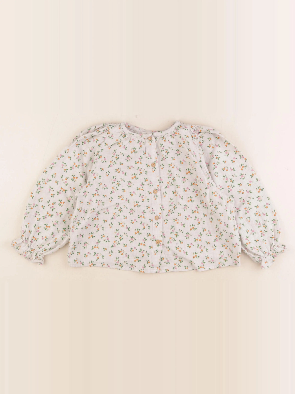 Cyrillus - blouse beige - 4 ans