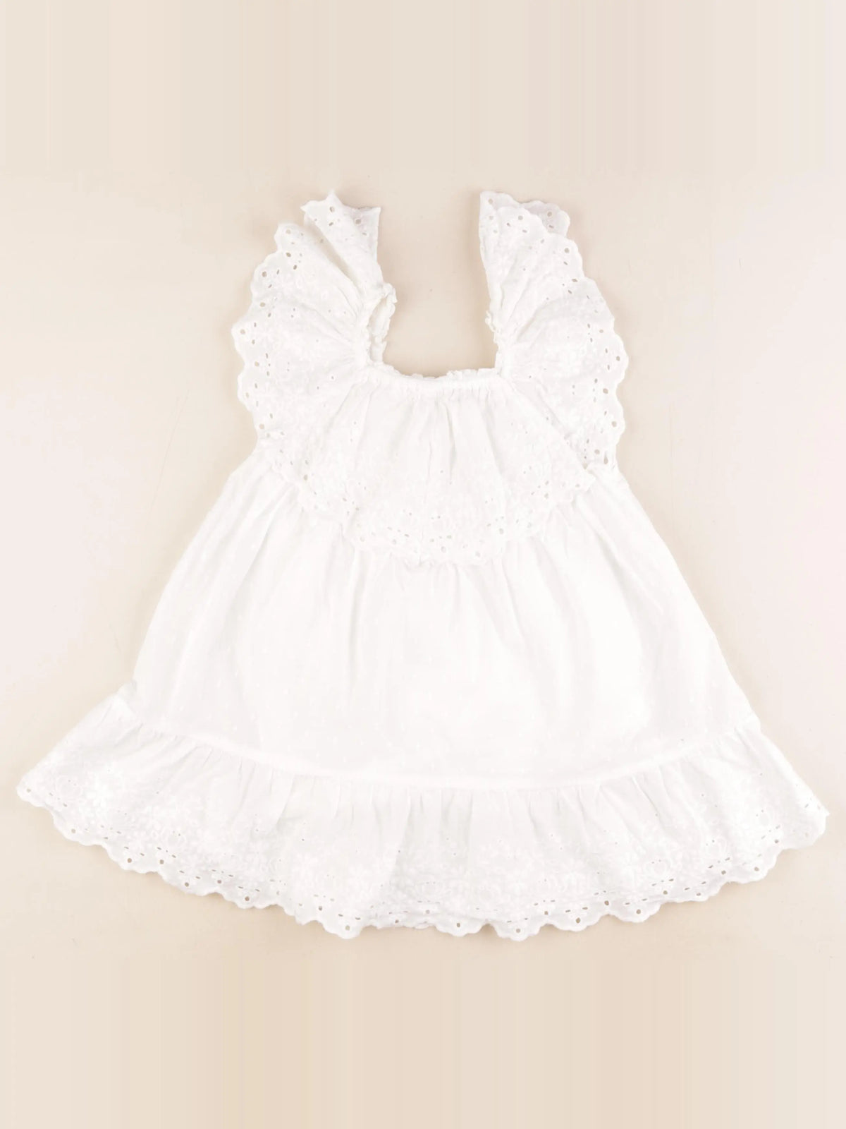 Zara - robe blanc - 4 ans