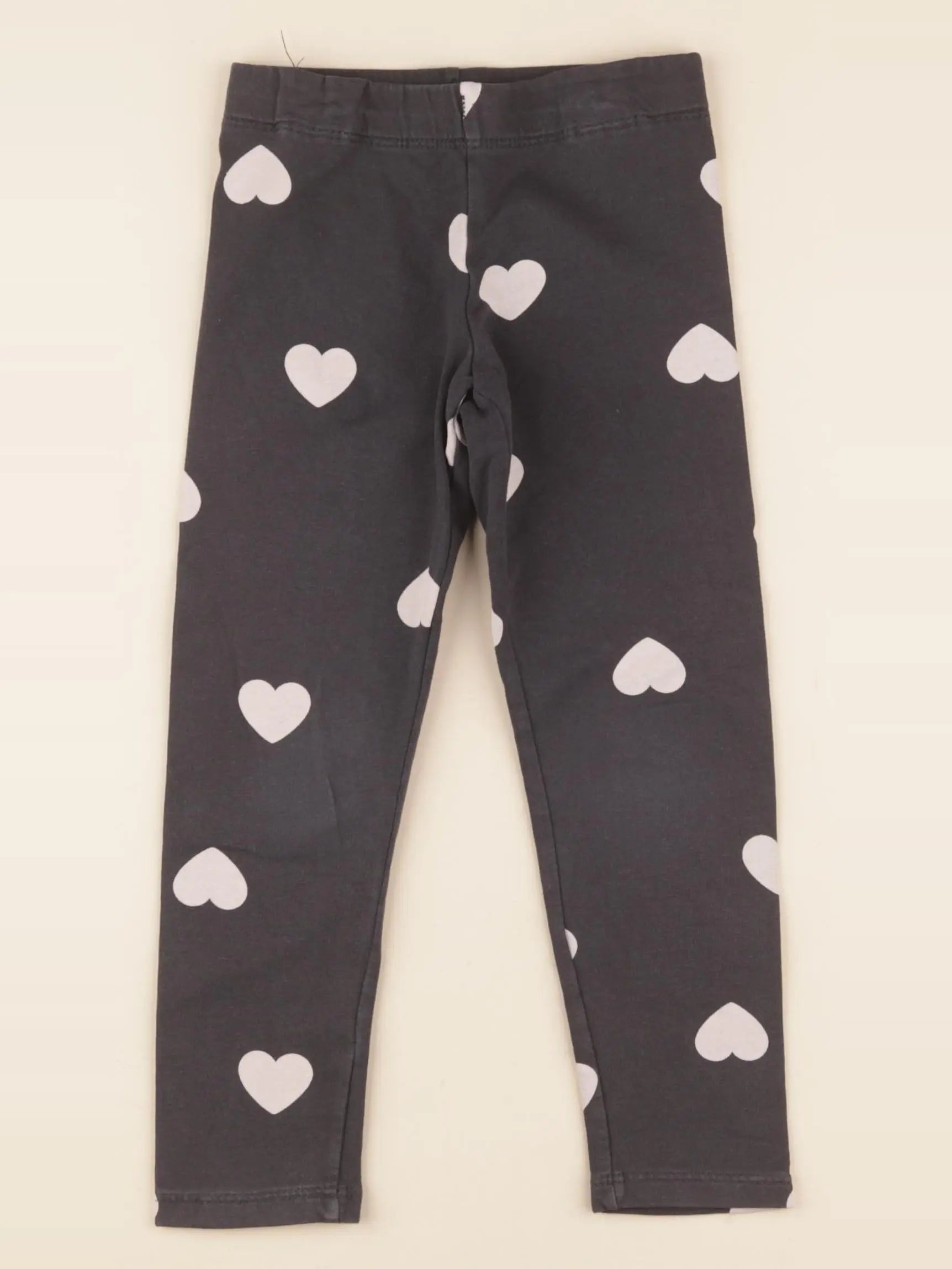 H&M - legging gris - 2/3 ans