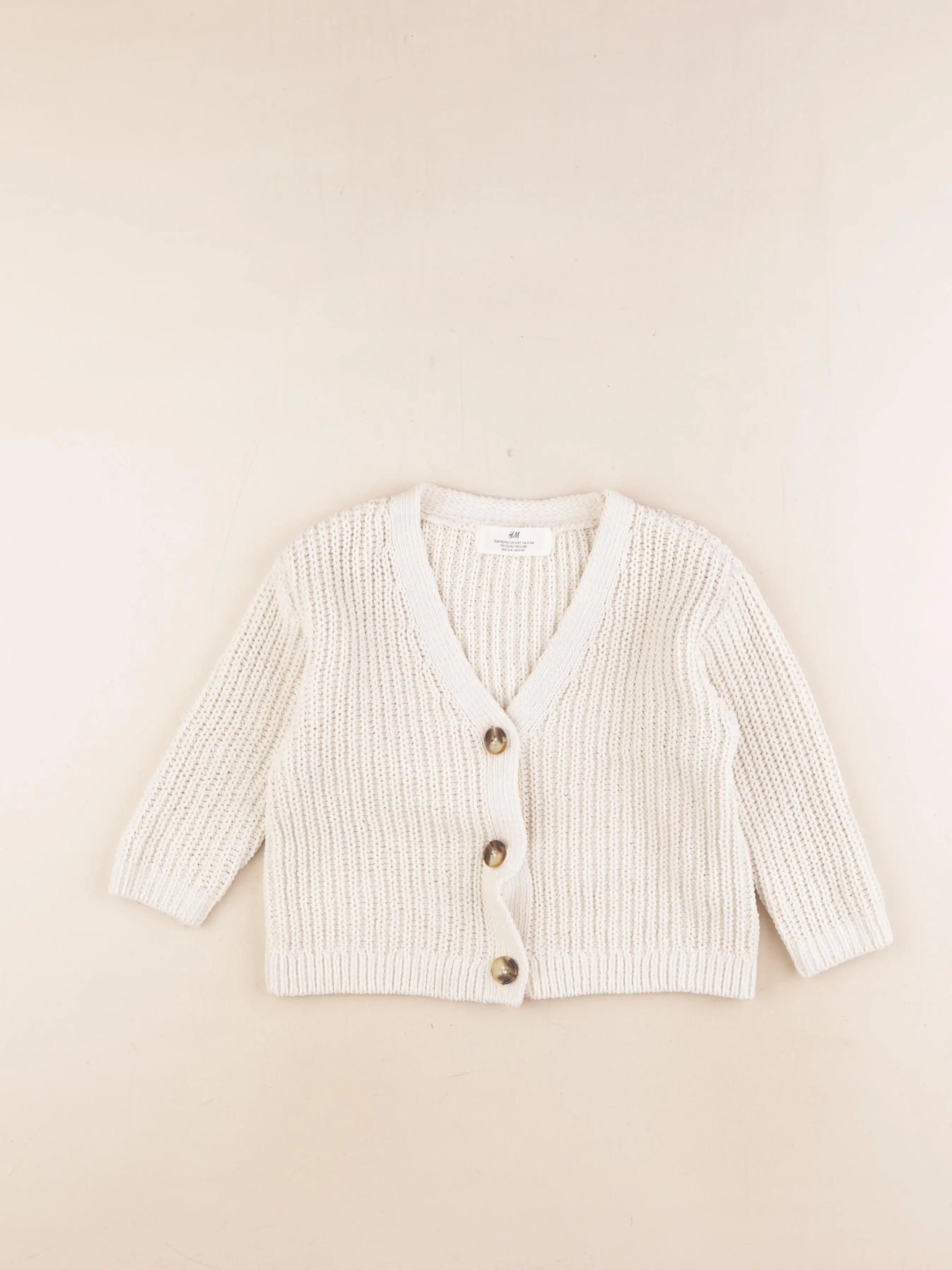 H&M - gilet beige - 2/4 ans