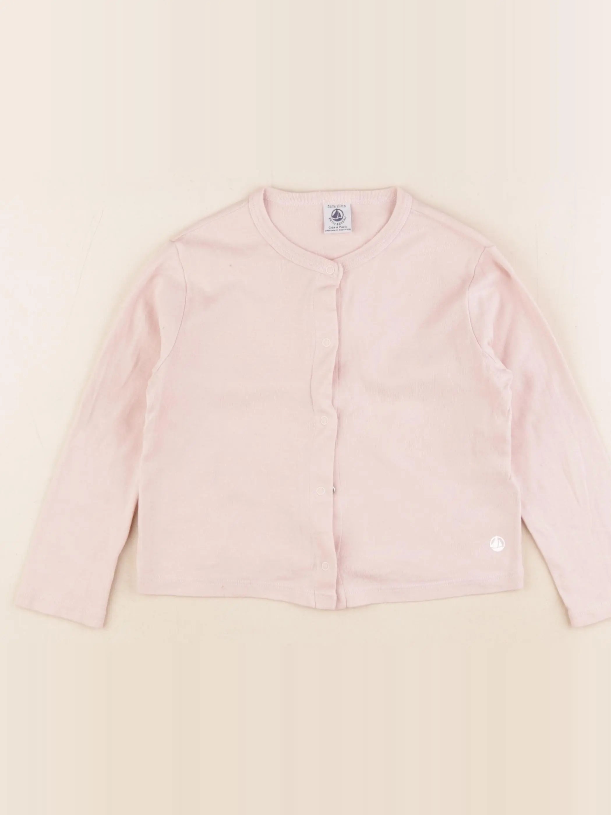 Petit Bateau - tee-shirt rose - 5 ans