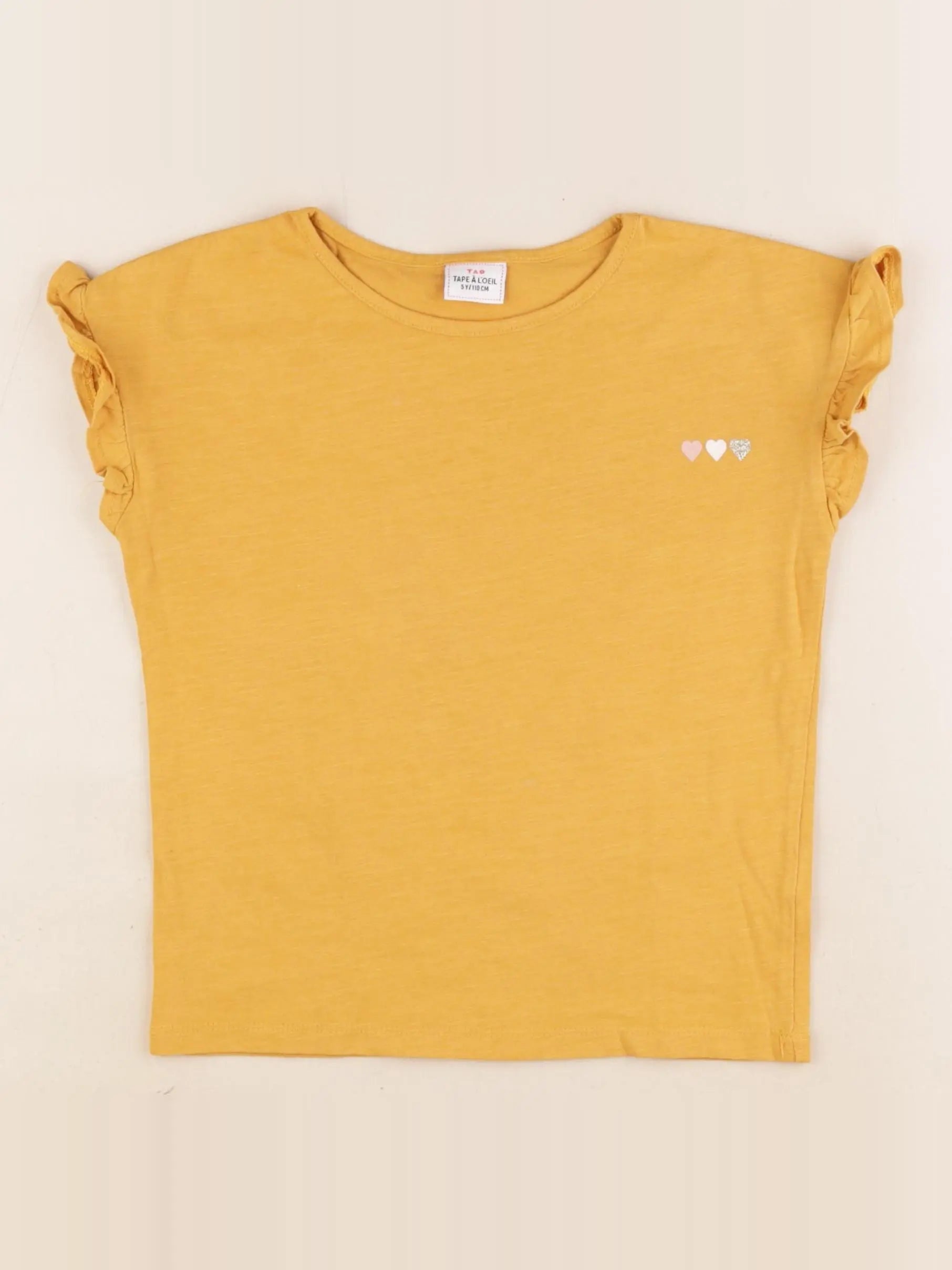 Tape à l'oeil - tee-shirt jaune - 5 ans