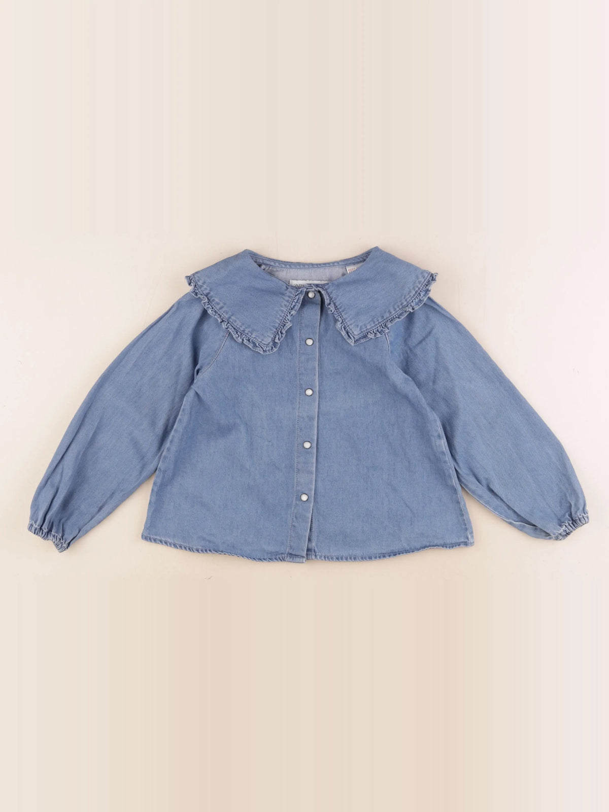 Zara - blouse bleu - 4/5 ans