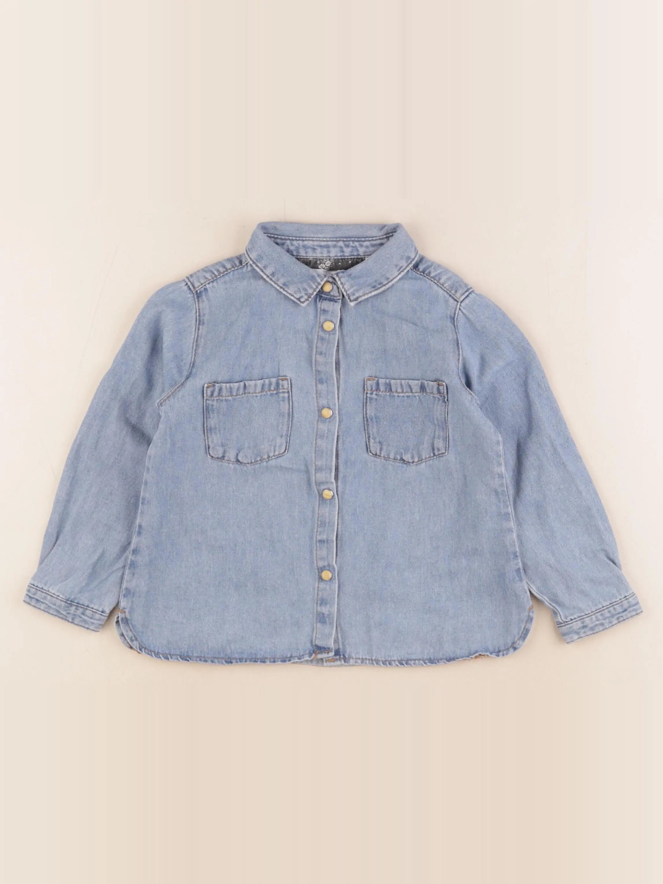 Zara - chemise bleu - 3/4 ans