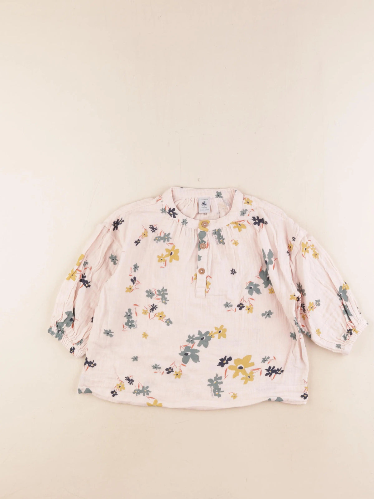 Petit Bateau - blouse multicolore - 4 ans