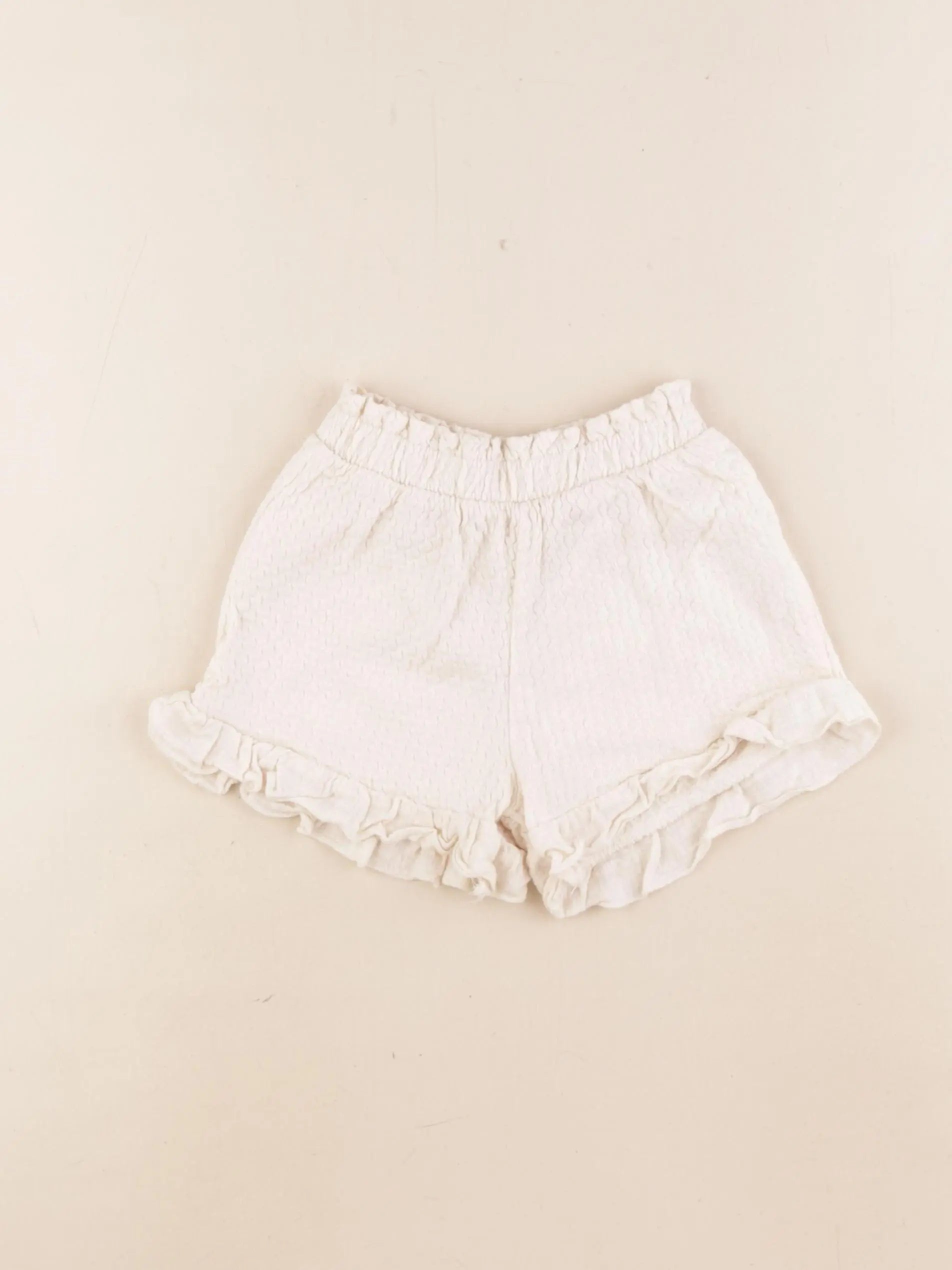 Zara - short beige - 2/3 ans