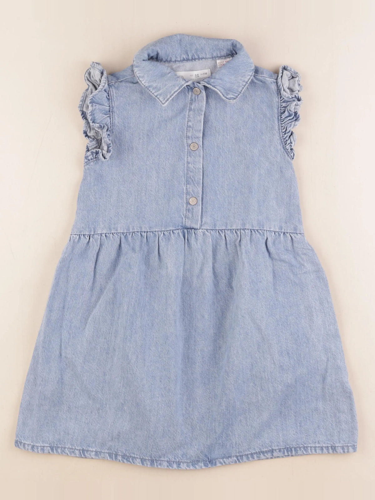 Zara - robe bleu - 5/6 ans