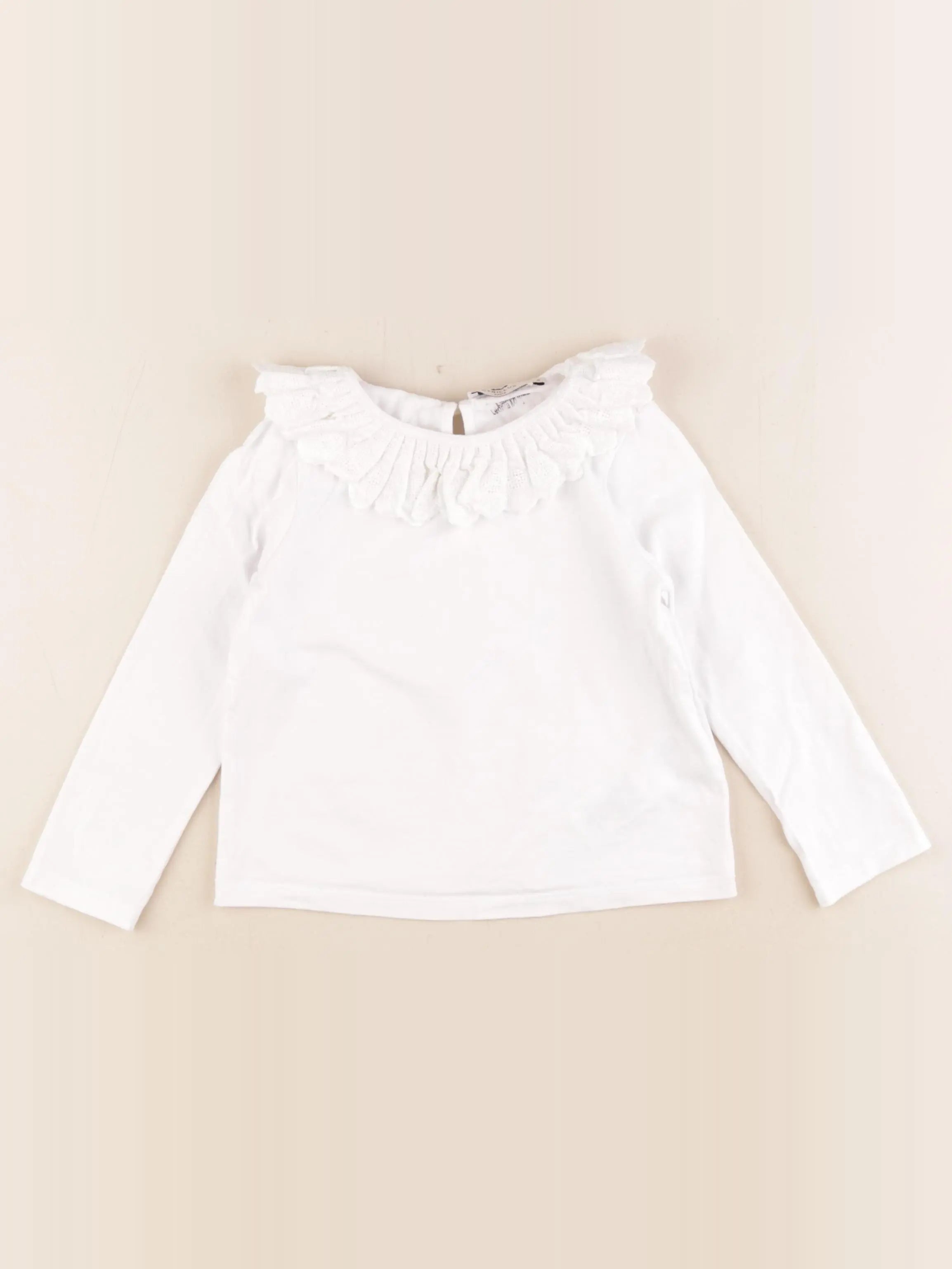 Cyrillus - tee-shirt blanc - 4 ans
