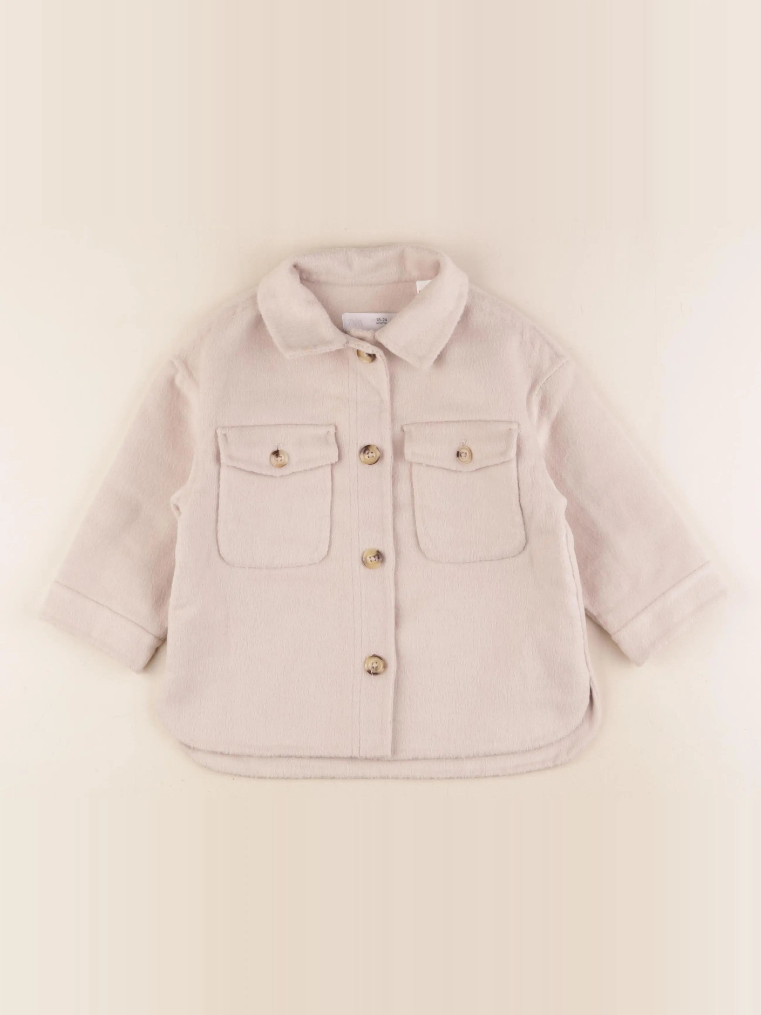 Zara - veste beige - 18/24 mois