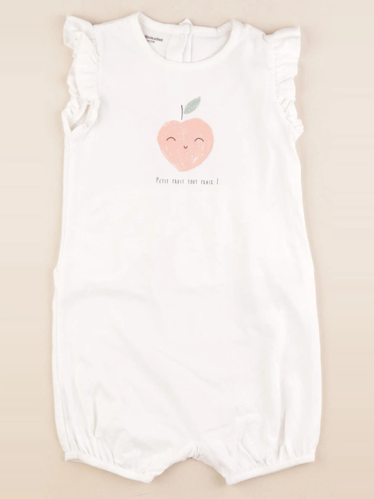 Vertbaudet - pyjama coton blanc - 3 ans