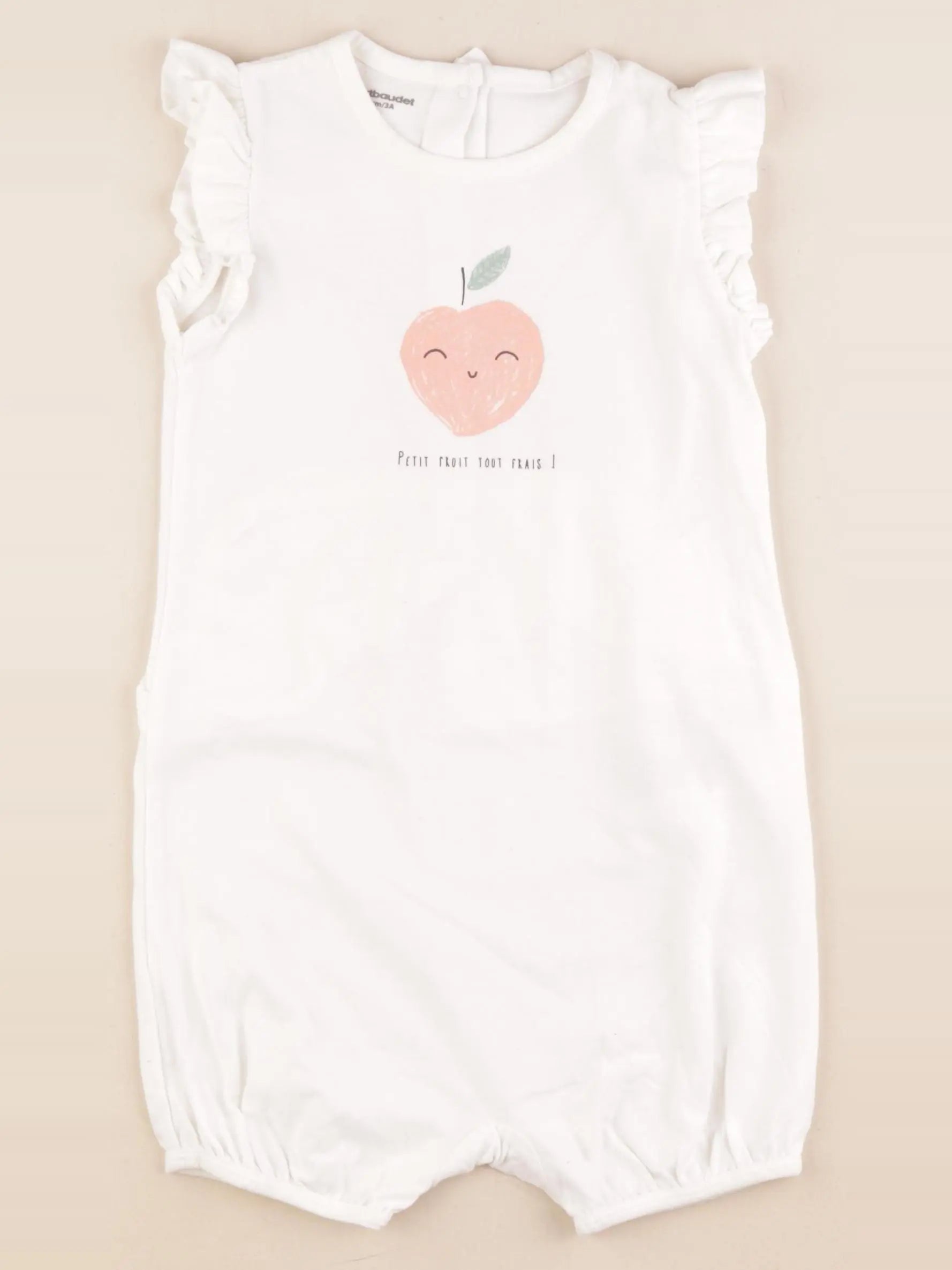 Vertbaudet - pyjama coton blanc - 3 ans