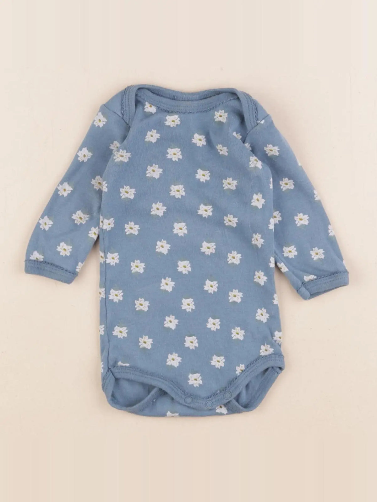 Petit Bateau - body bleu - 3 mois