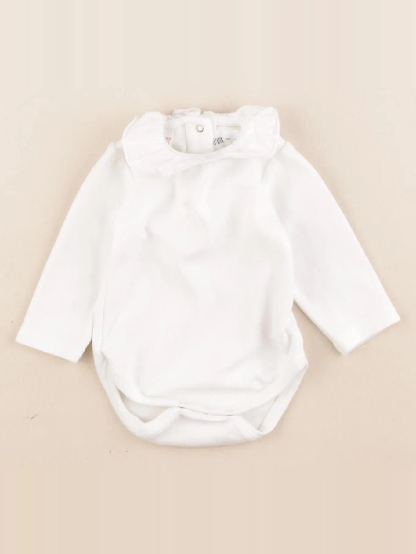 Zara - body à col blanc - 1/3 mois