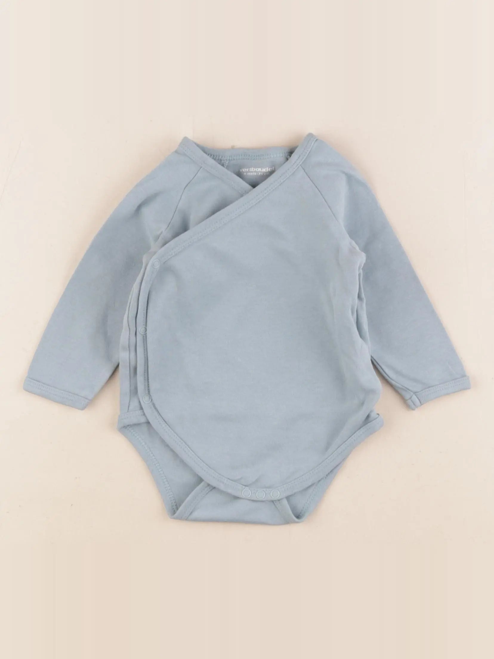 Vertbaudet - body bleu - 9 mois