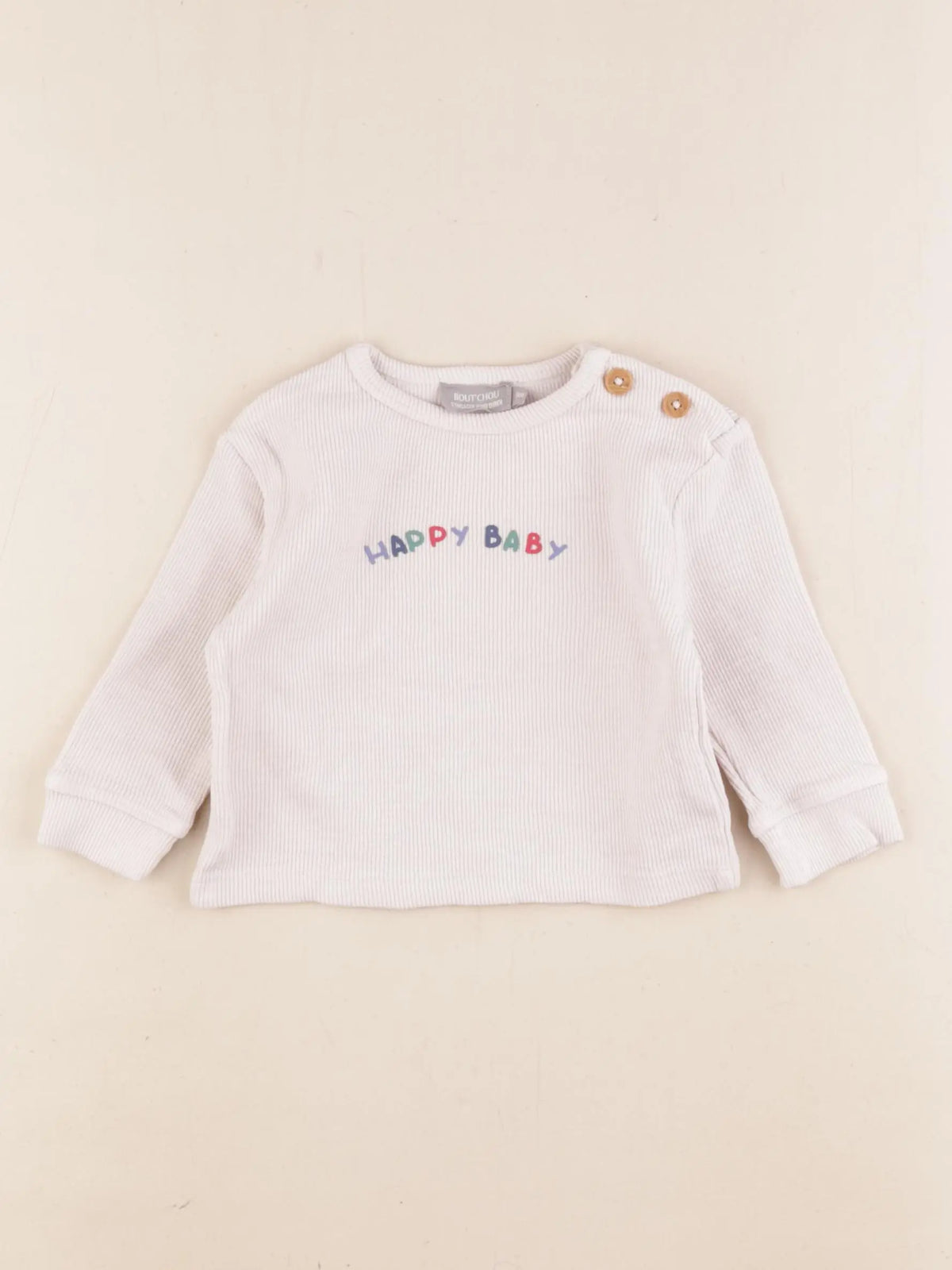 Boutchou - tee-shirt blanc - 9 mois