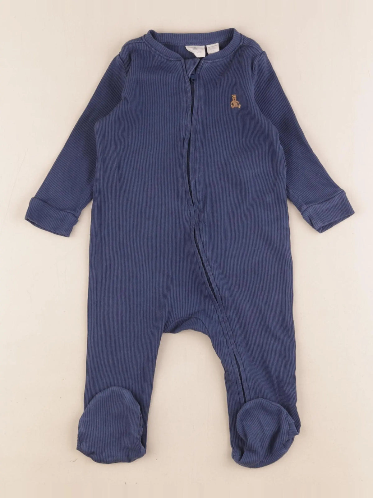 GAP - pyjama coton bleu - 6/9 mois