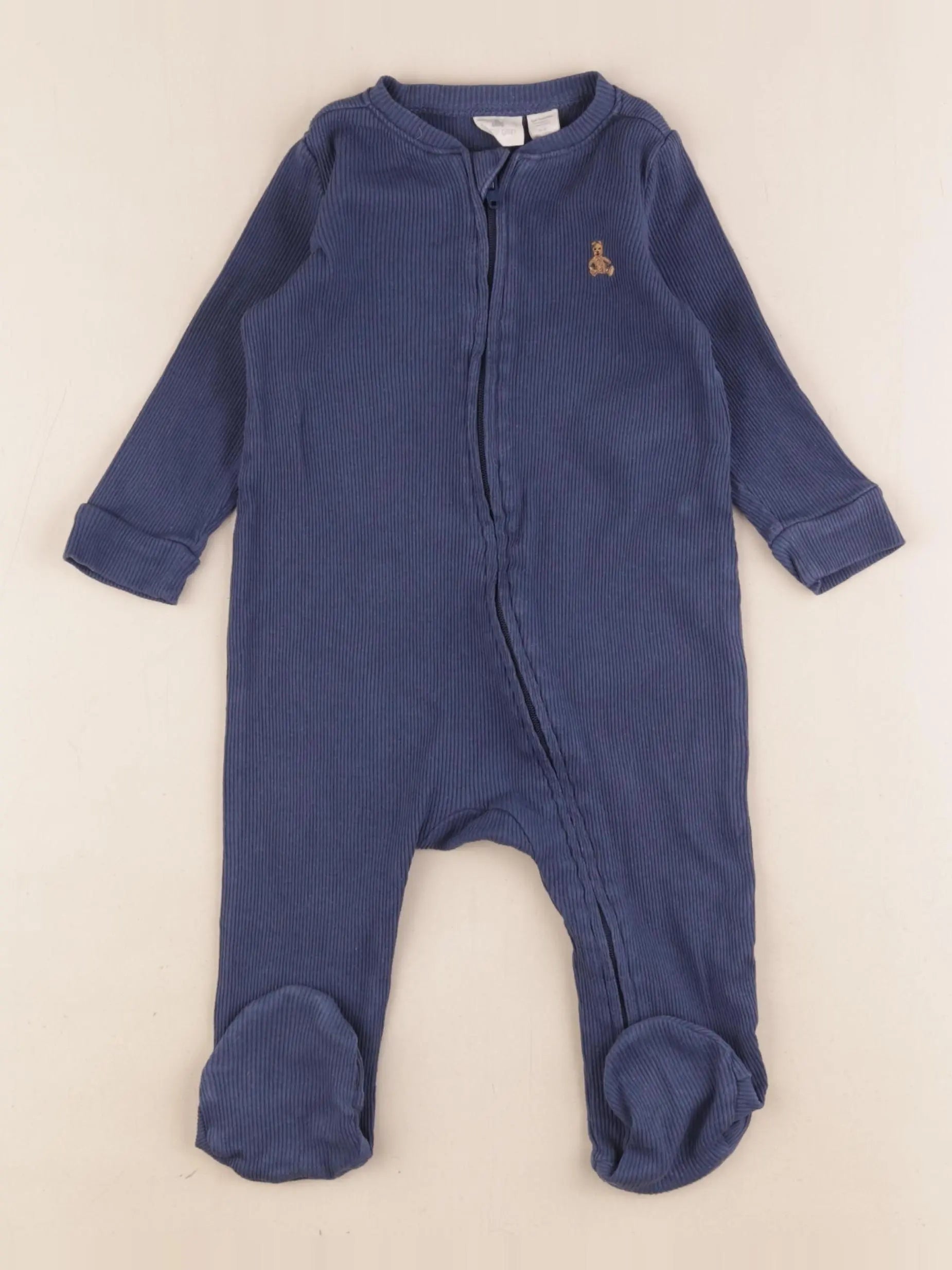 GAP - pyjama coton bleu - 6/9 mois
