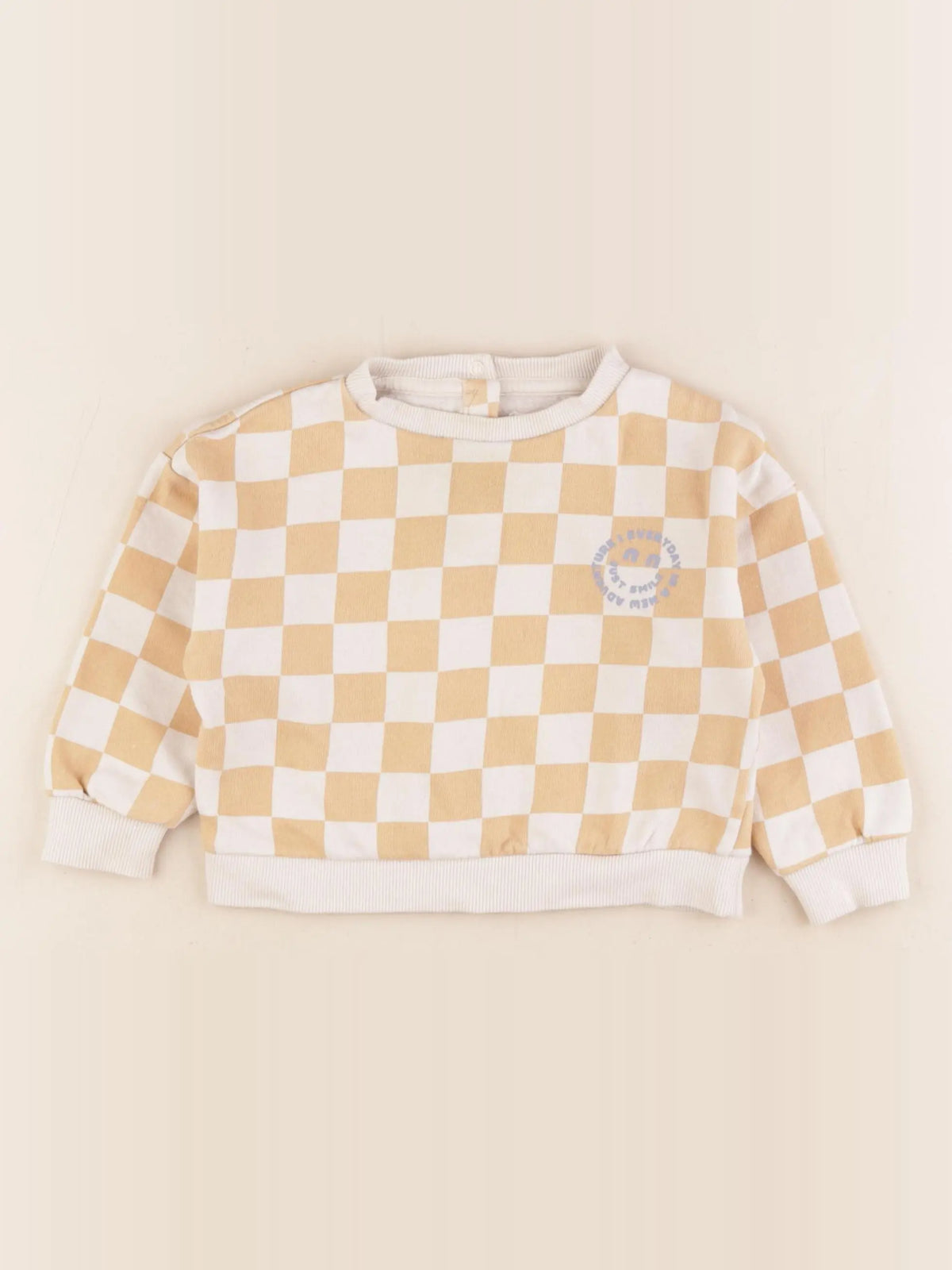 Vertbaudet - sweat orange - 2 ans