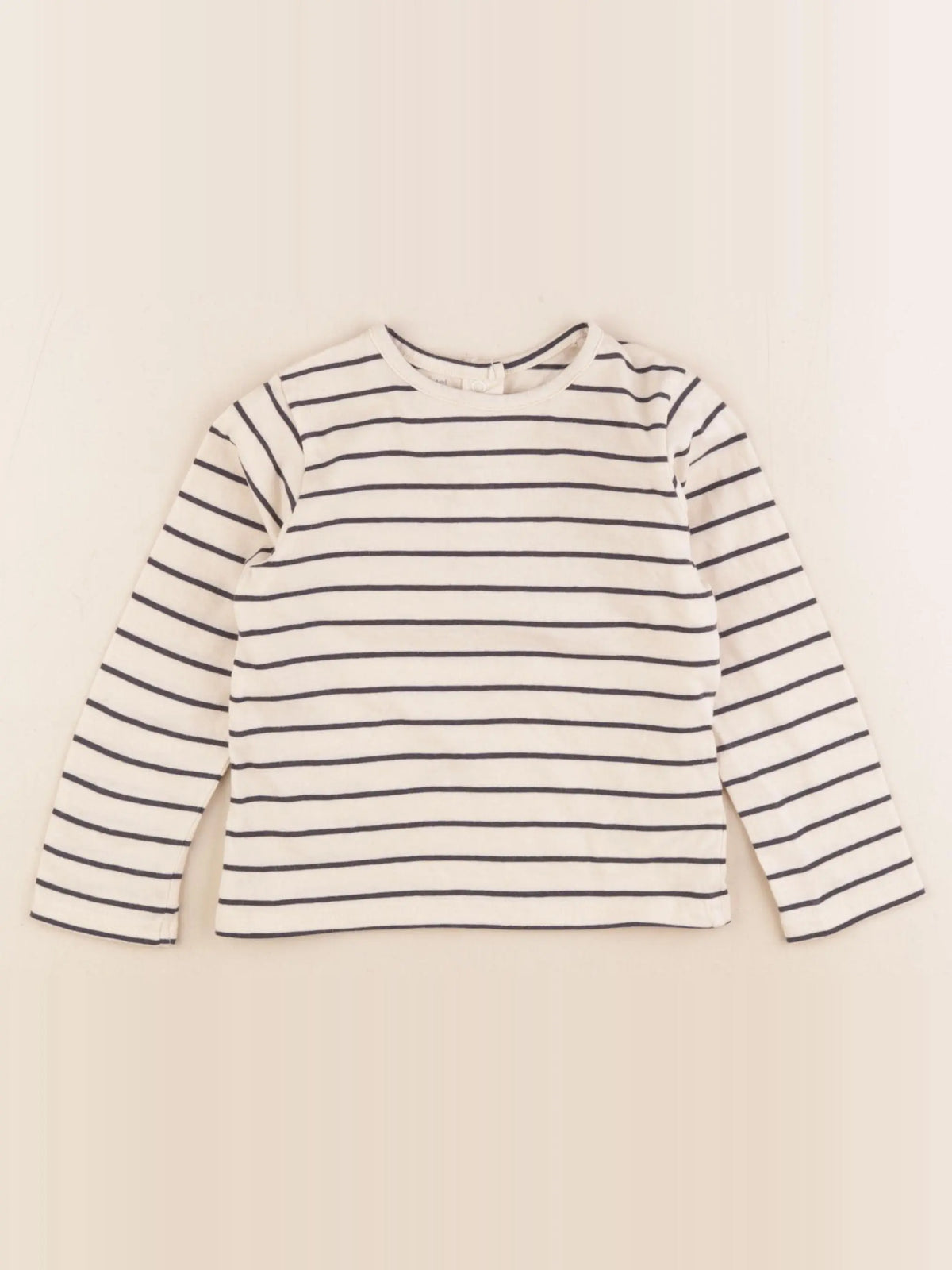 Vertbaudet - tee-shirt blanc, bleu - 24 mois