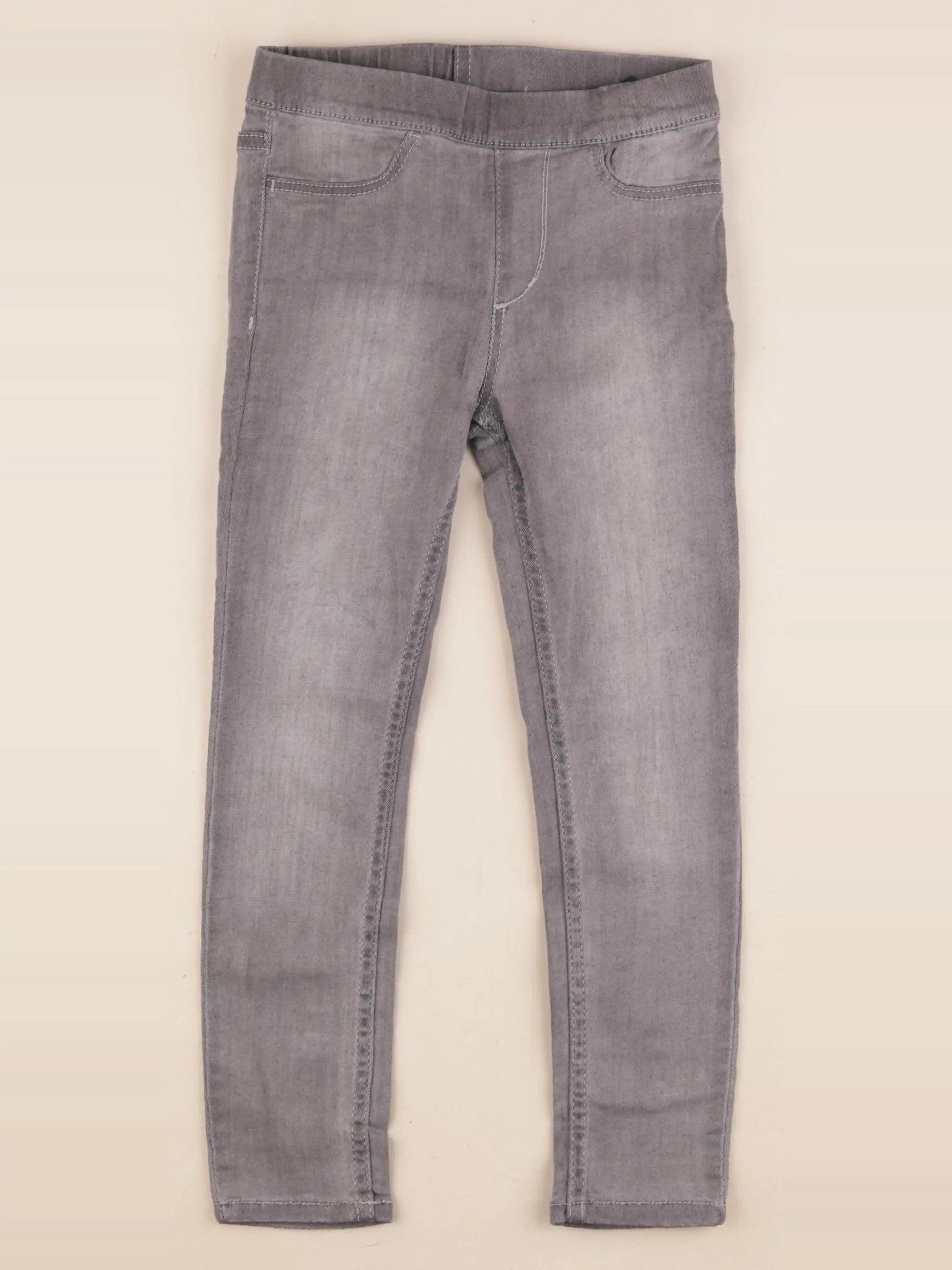 H&M - jegging gris - 4/5 ans