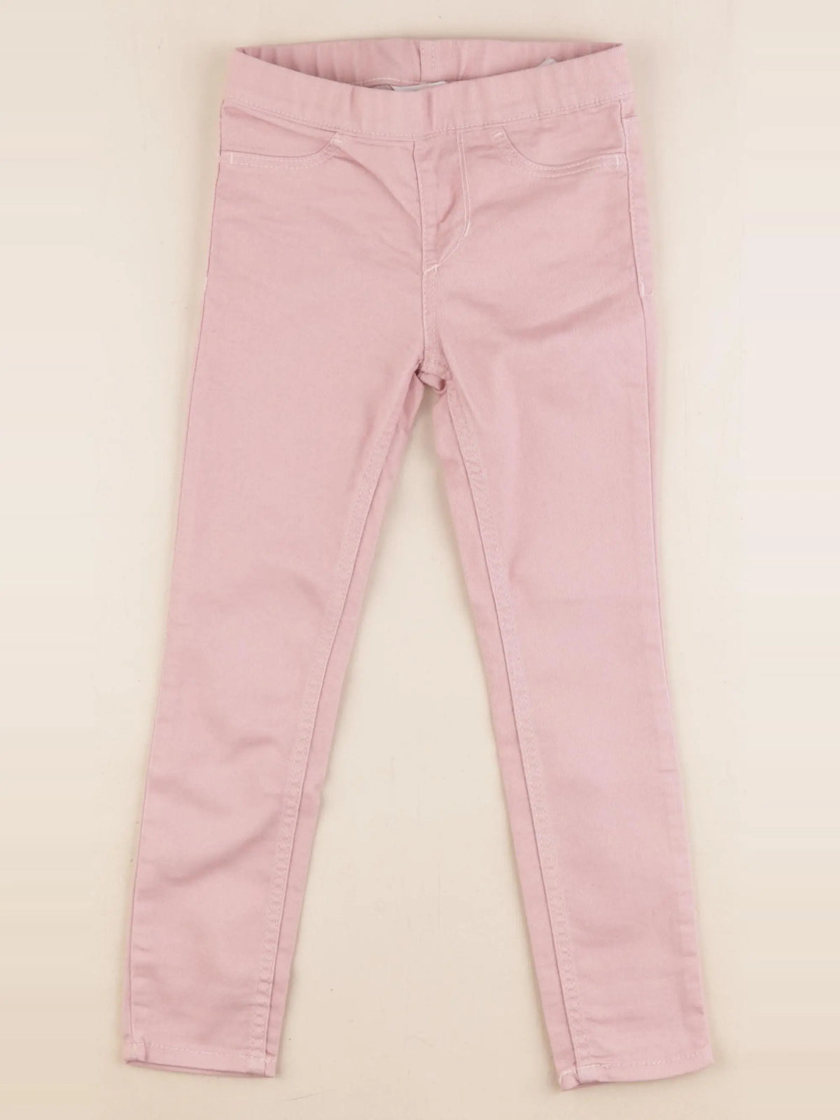 H&M - jegging rose - 4/5 ans