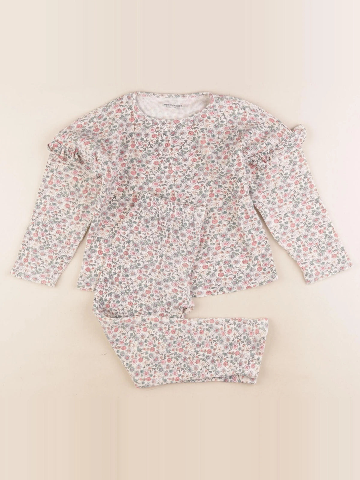 Vertbaudet - pyjama coton multicolore - 6 ans
