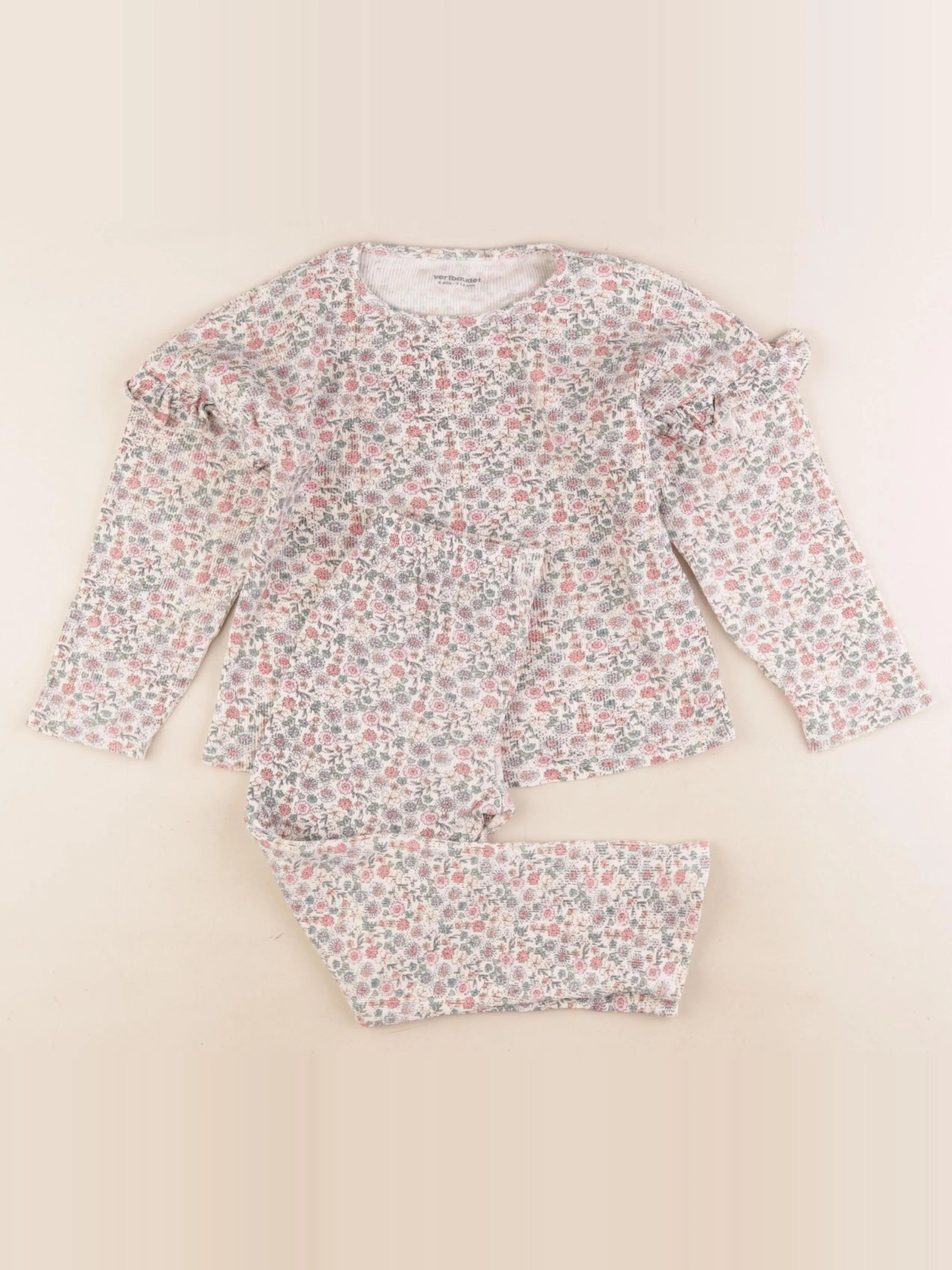 Vertbaudet - pyjama coton multicolore - 6 ans