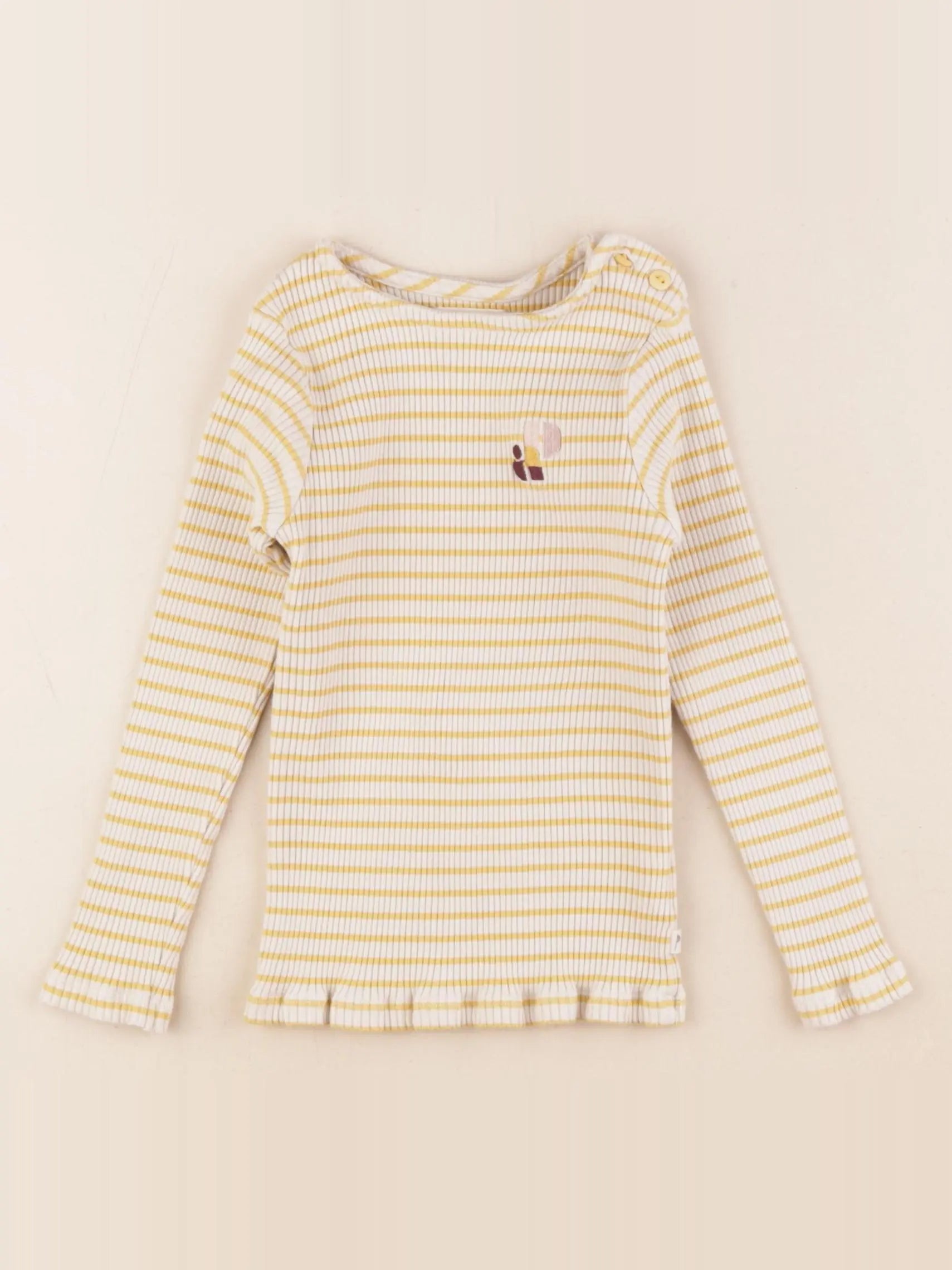 Arsène et les pipelettes - tee-shirt jaune - 4 ans