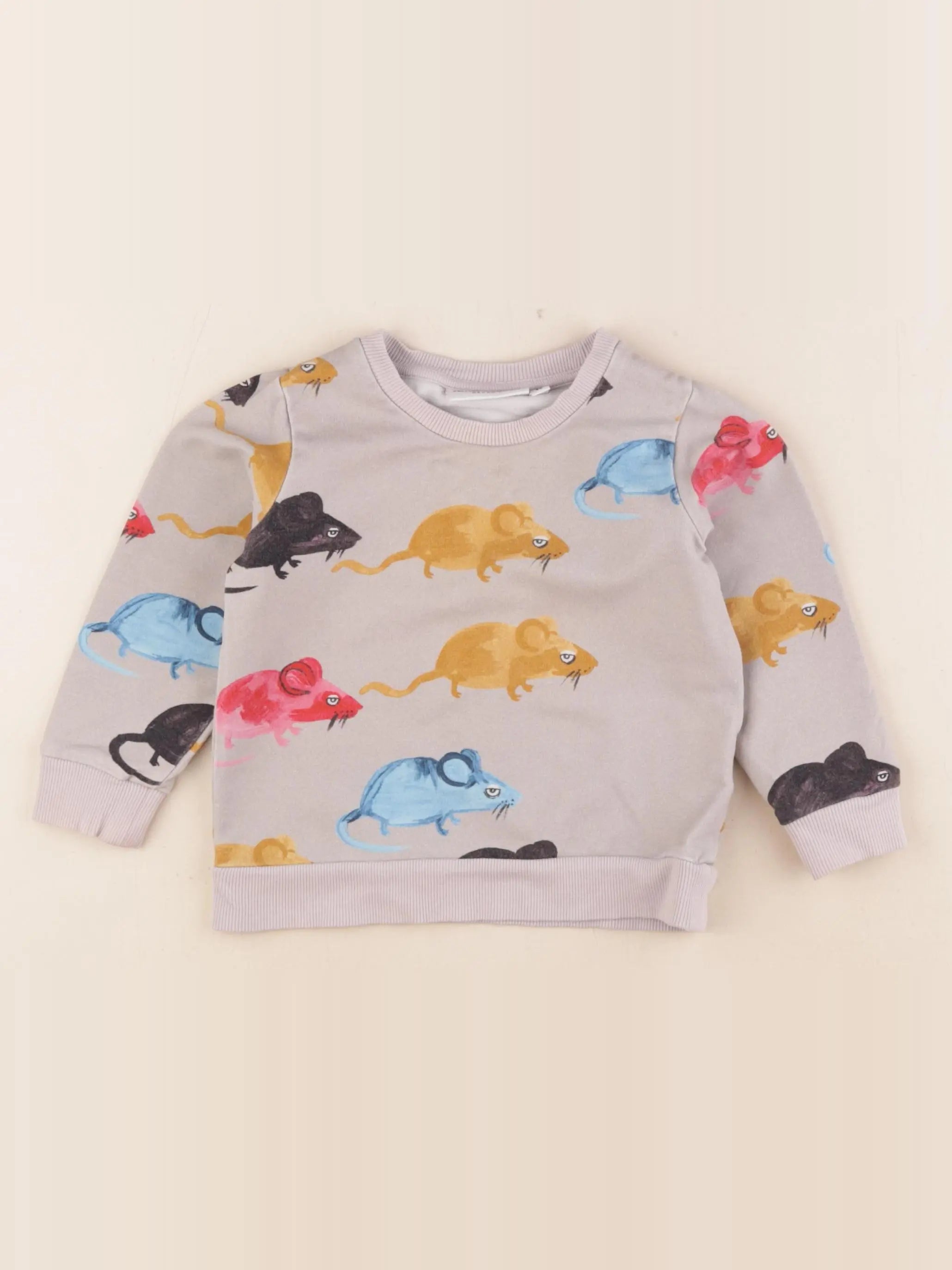 Mini Rodini - sweat multicolore - 18/24 mois