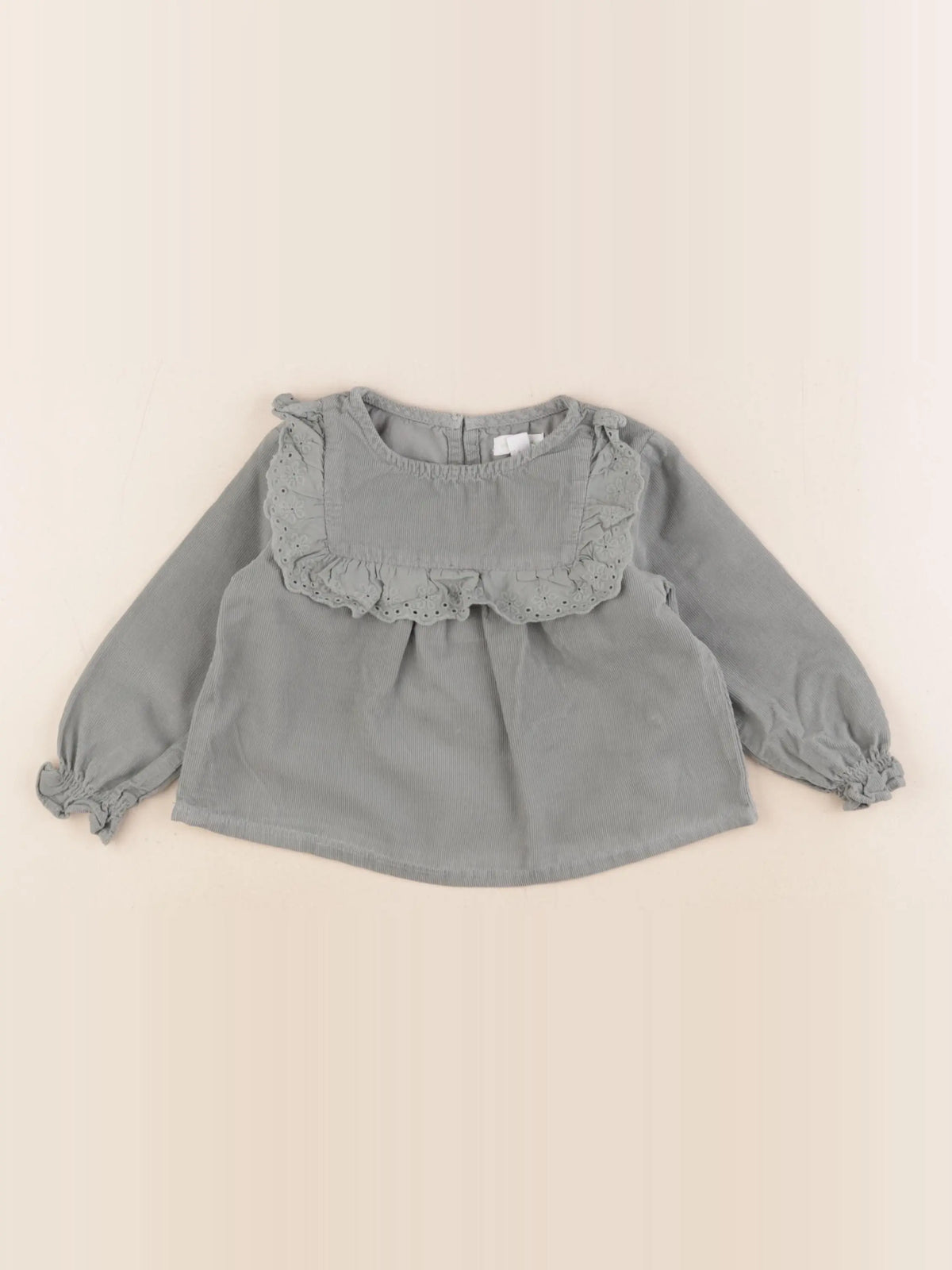 Vertbaudet - blouse vert - 2 ans